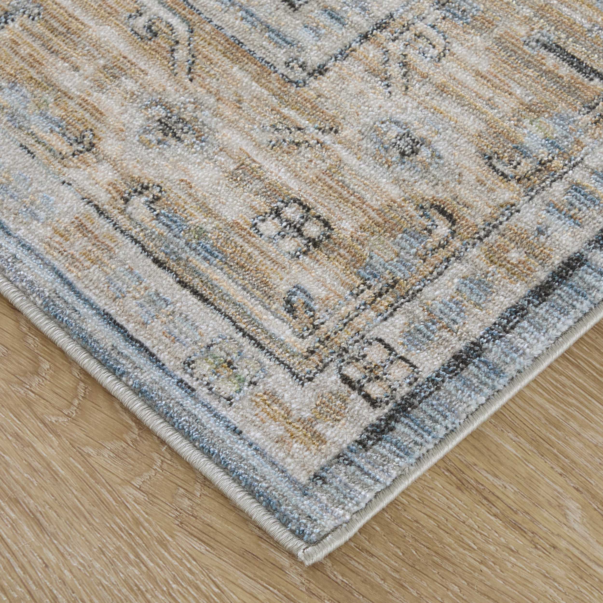 Feizy Rug Augustine 39TZF, Blue/Beige - Image 2