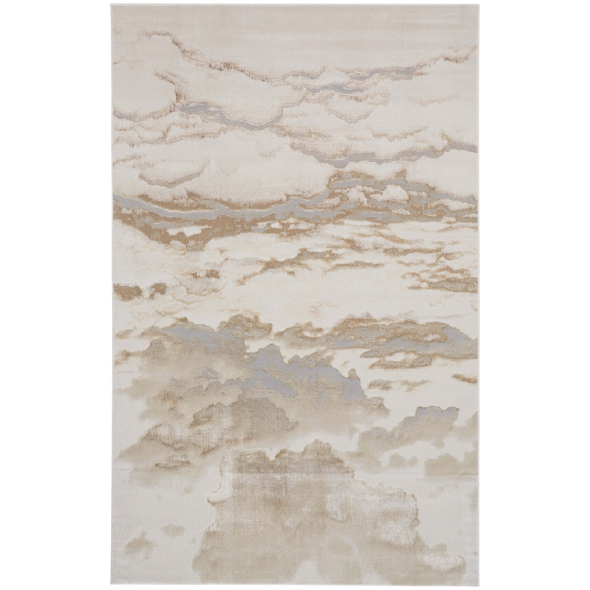 Feizy Rug Aura 3727F, Beige/Gold