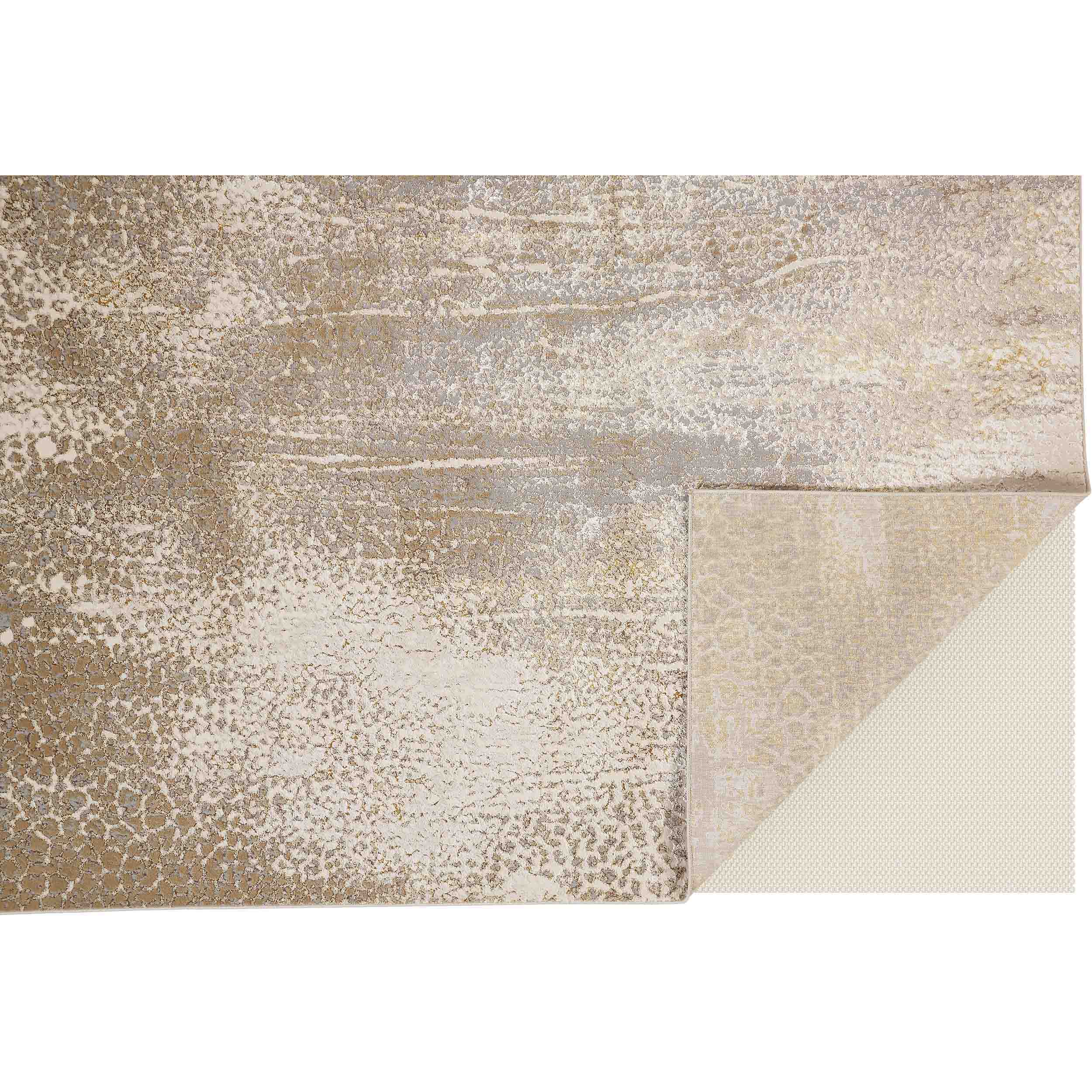 Feizy Rug Aura 3739F, Ivory/Gold - Image 3
