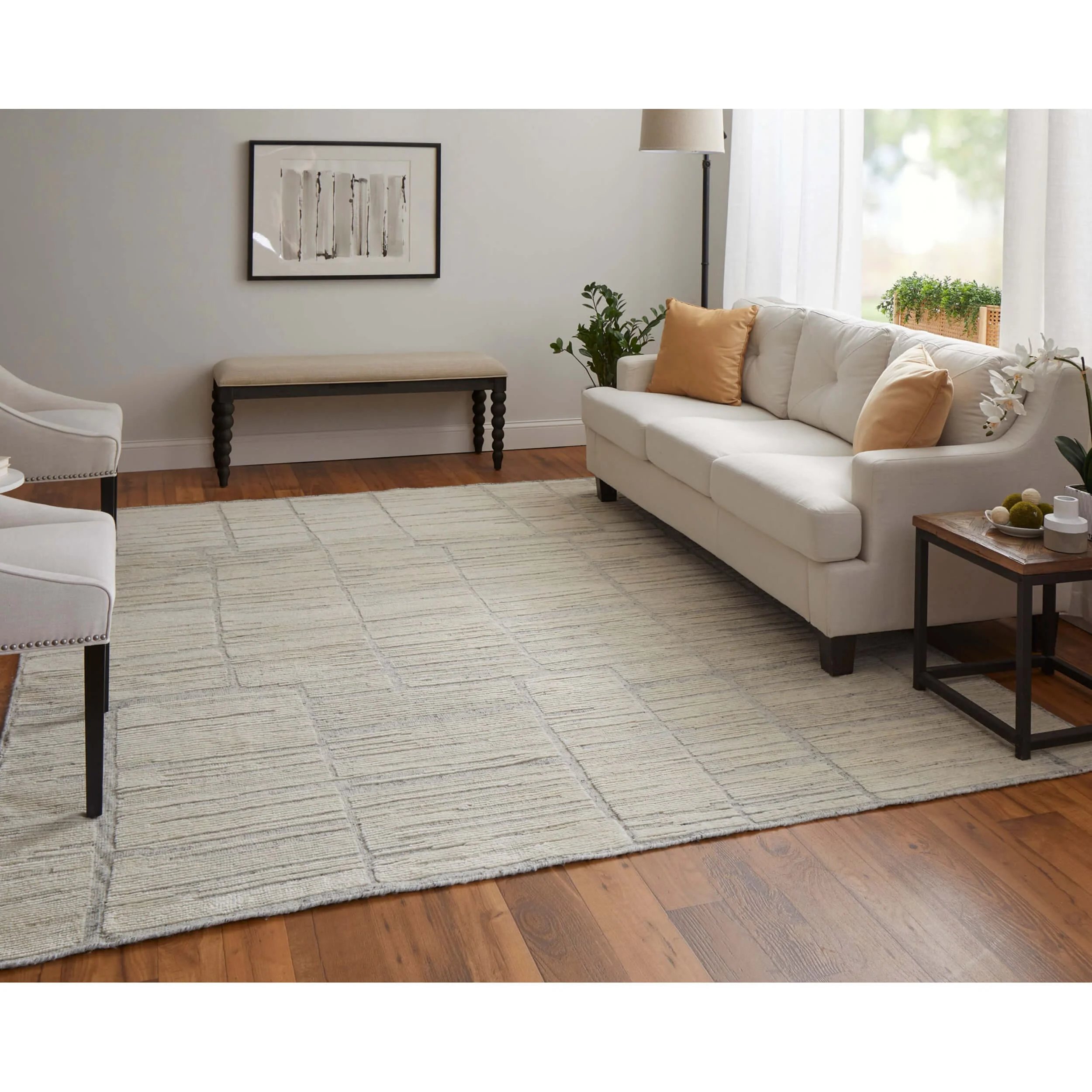 Feizy Rug Bluff T6041, Gray/Natural - Image 6