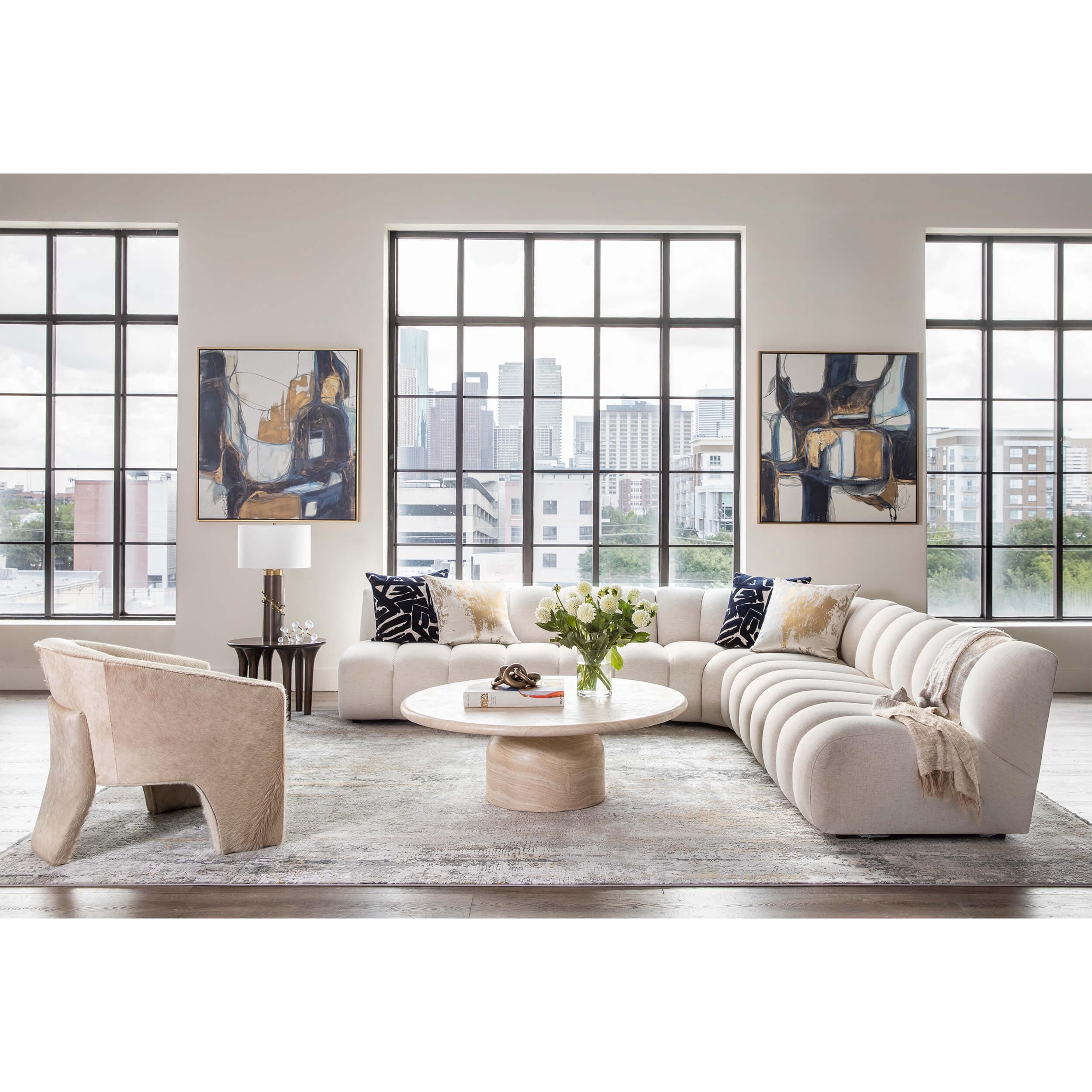 Feizy Rug Cadiz 3887F, Ivory/Gray - Image 14
