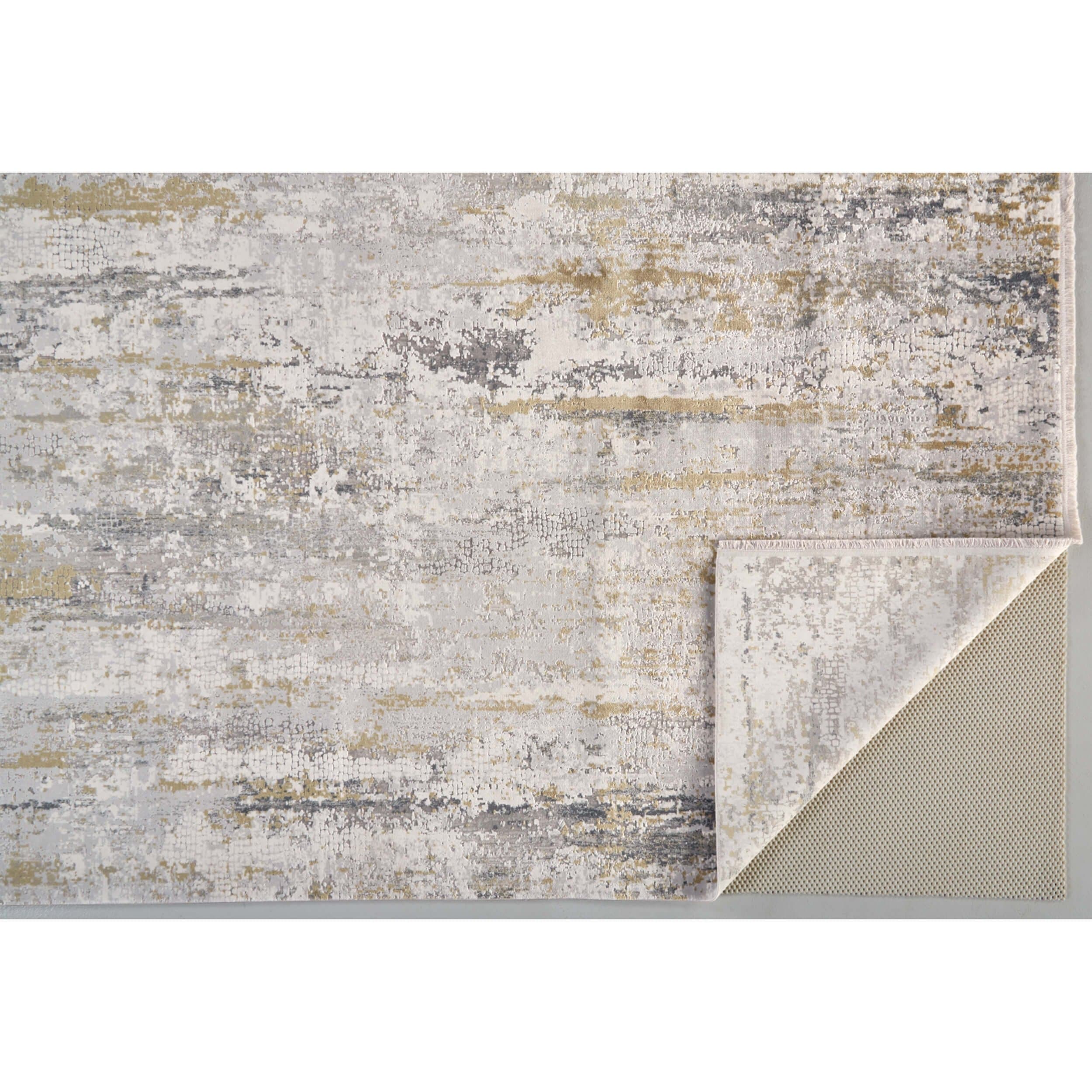 Feizy Rug Cadiz 3887F, Ivory/Gray - Image 4