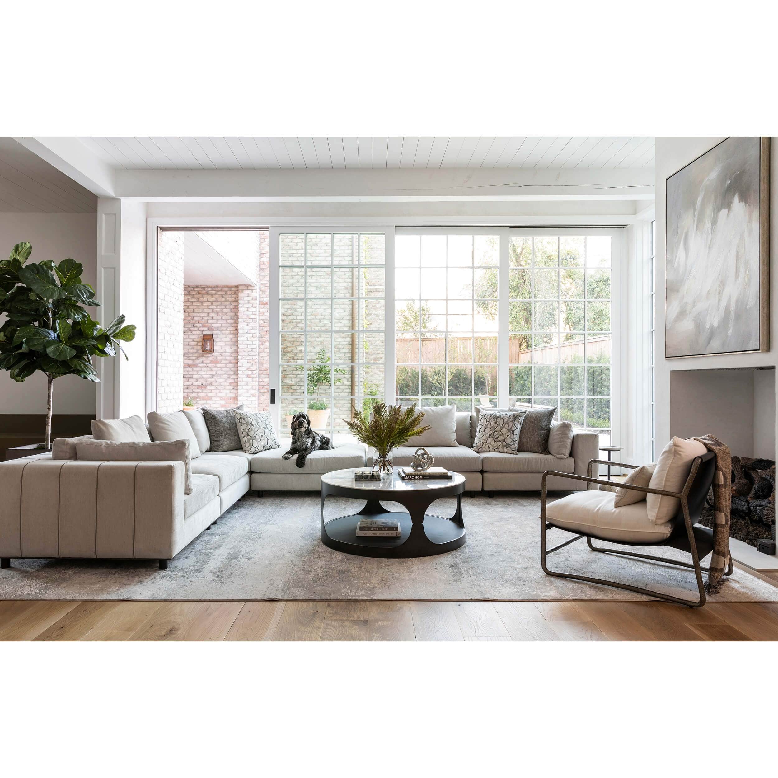 Feizy Rug Cadiz 3888F, Light Gray - Image 4