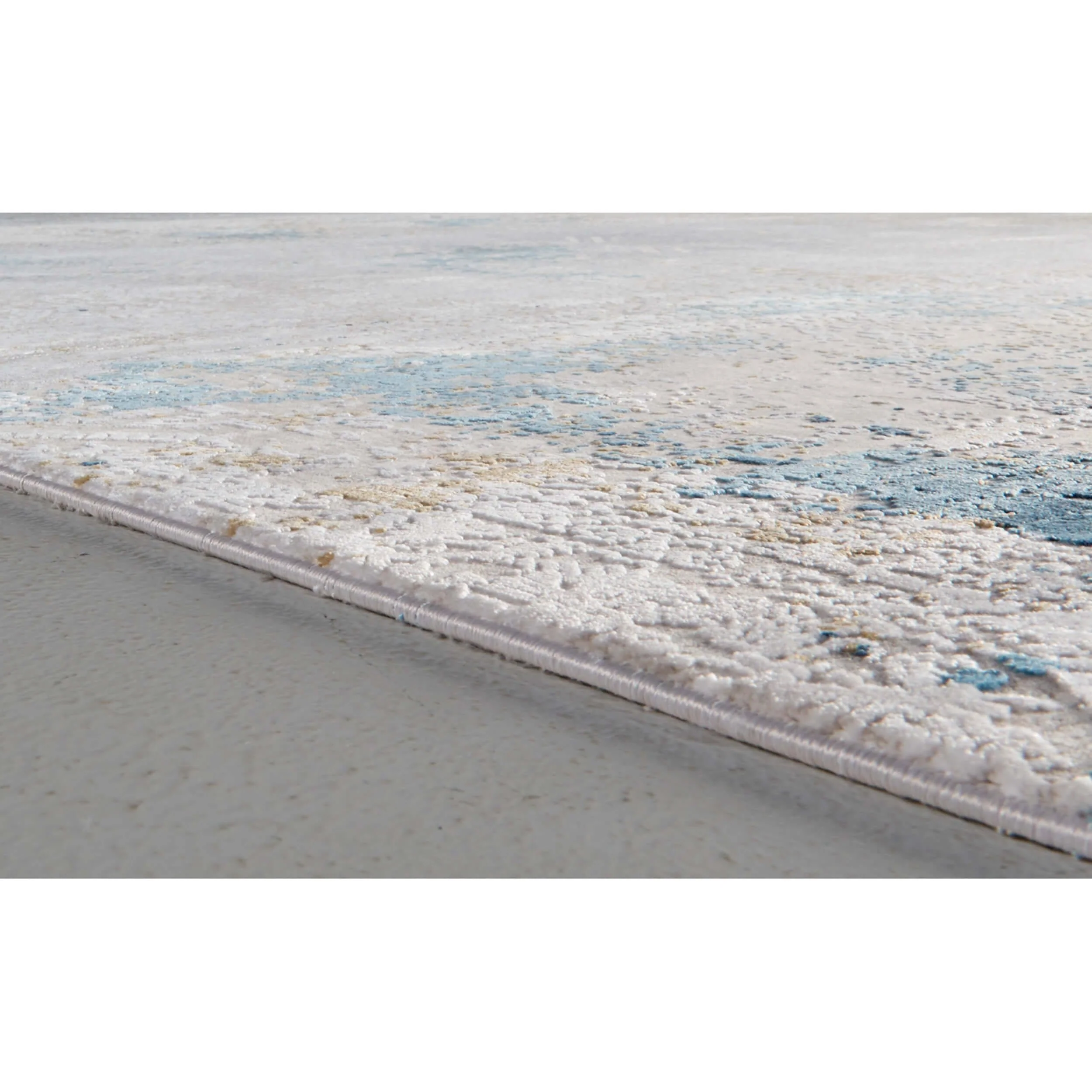 Feizy Rug Cadiz 3889F, Ivory/Blue - Image 8