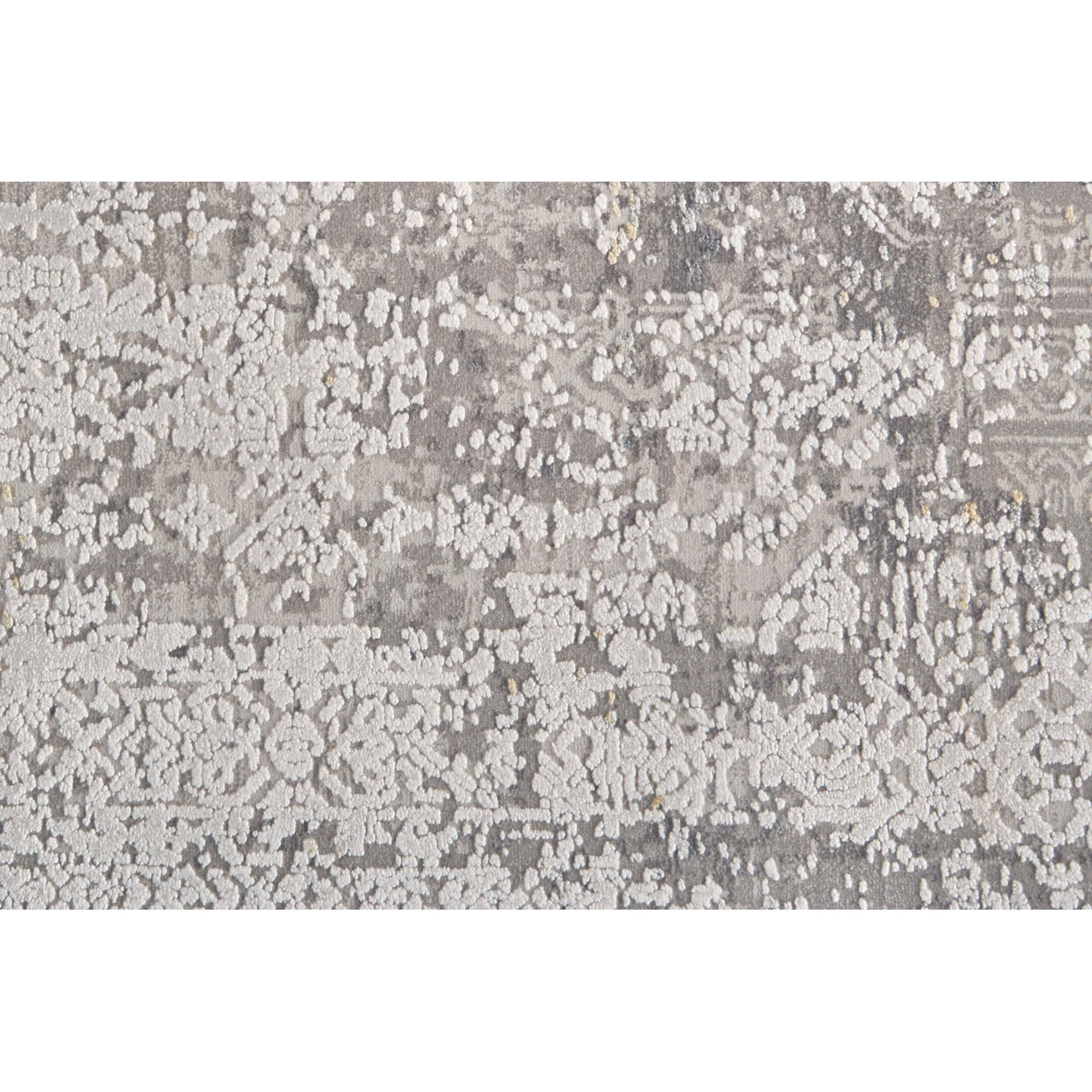Feizy Rug Cadiz 3892F, Light Gray/Ivory - Image 3