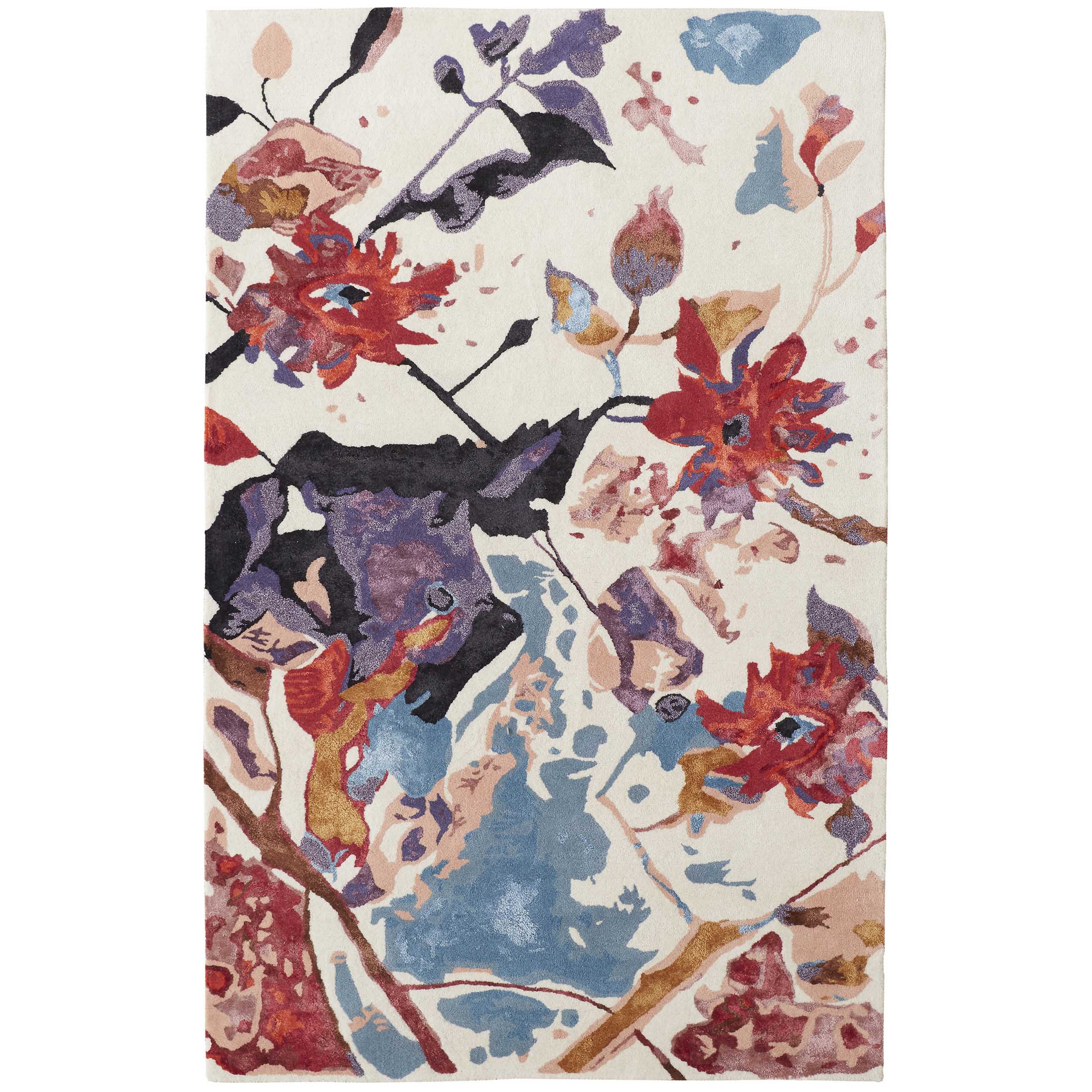 Feizy Rug Dafney 8863F, Red/Multi