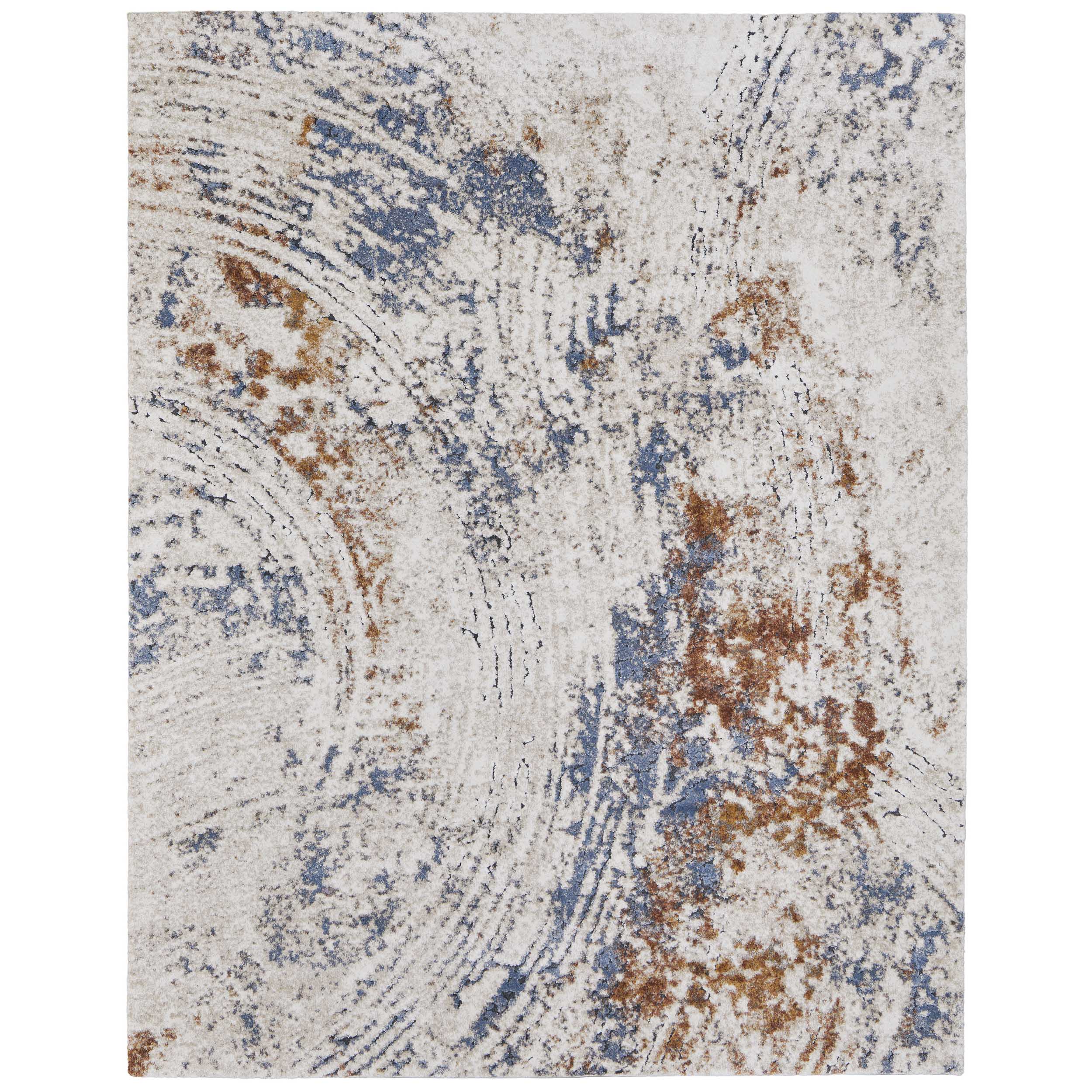 Feizy Rug Gilmore 39MMF, Ivory/Rust