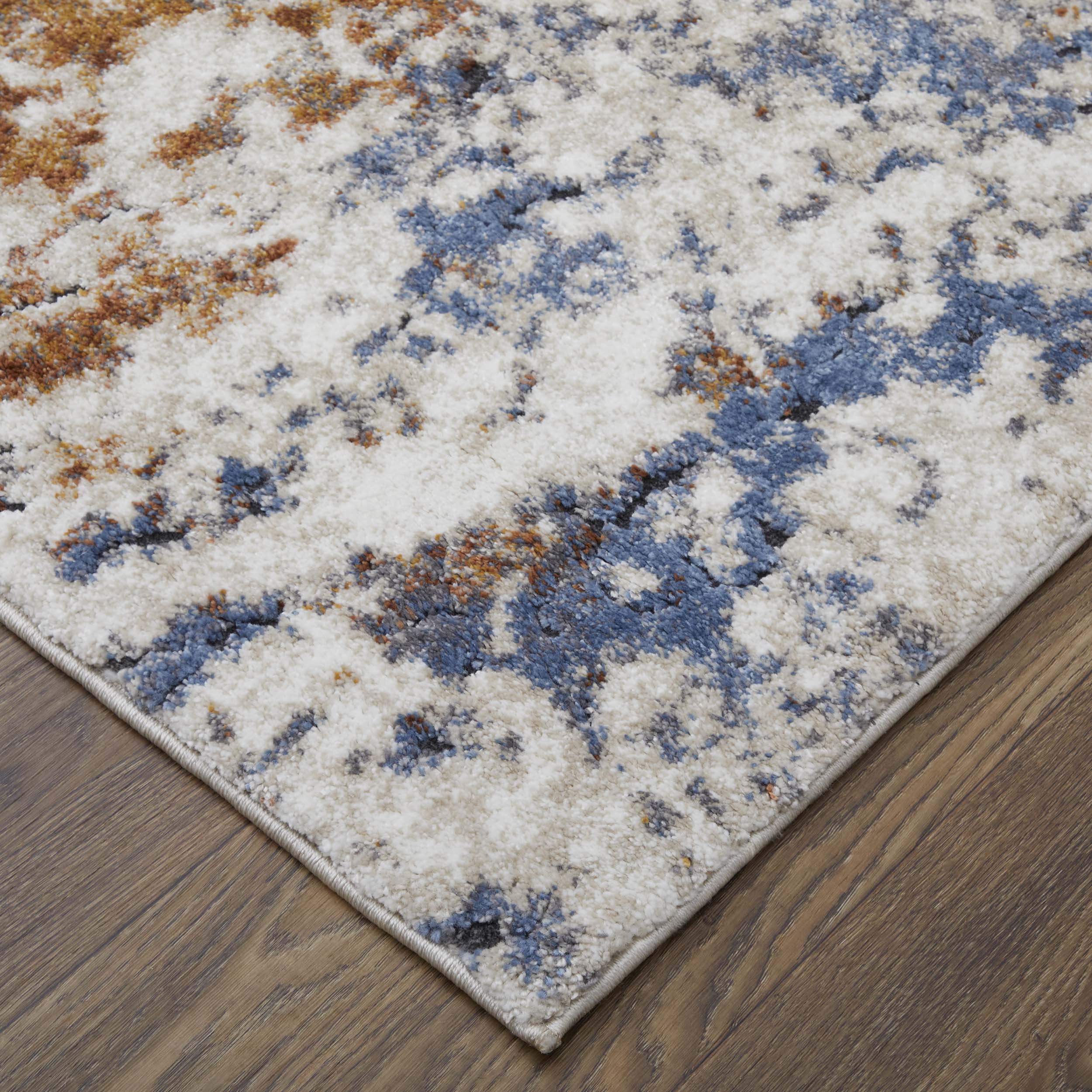 Feizy Rug Gilmore 39MMF, Ivory/Rust - Image 2
