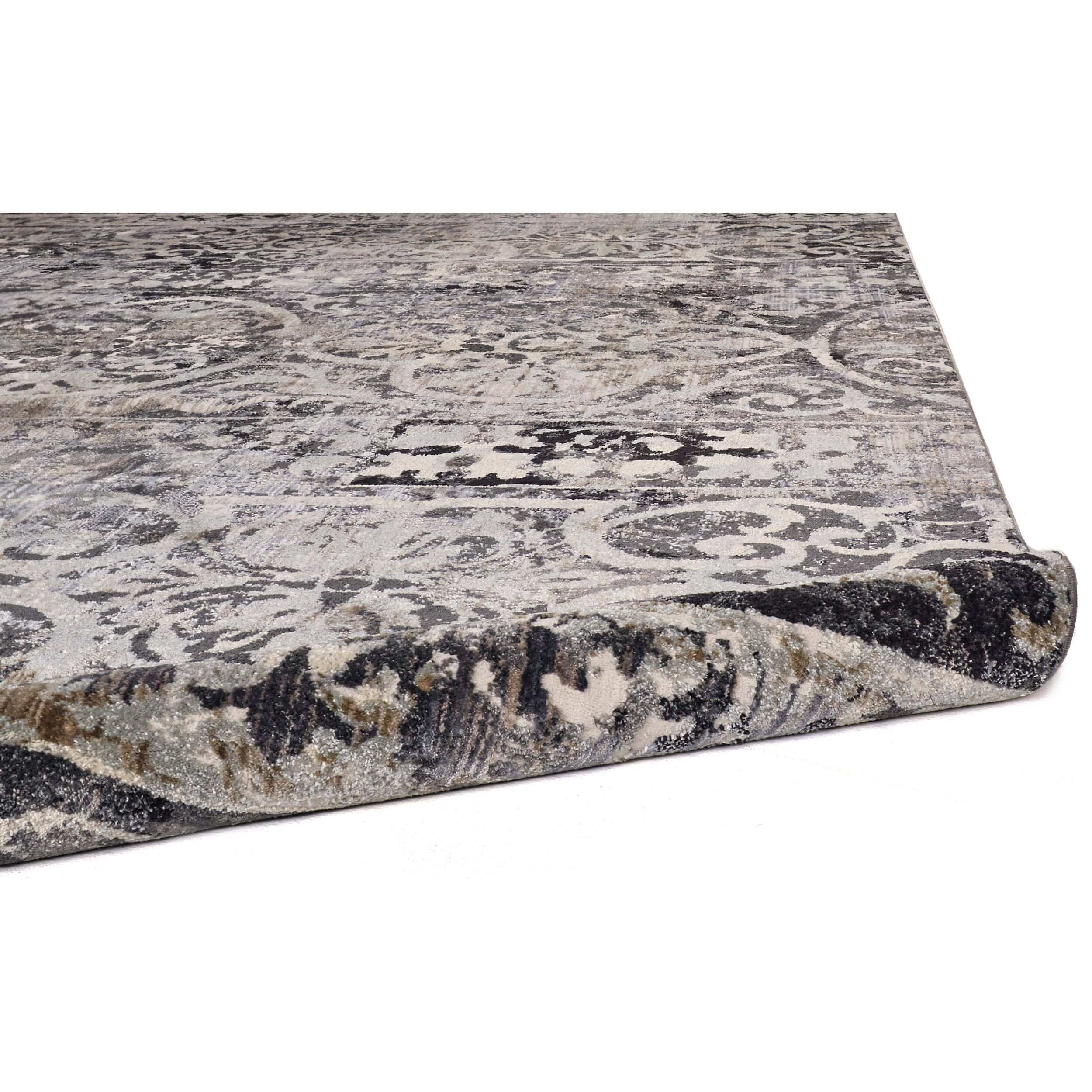 Feizy Rug Kano 3871F, Charcoal/Ivory - Image 10