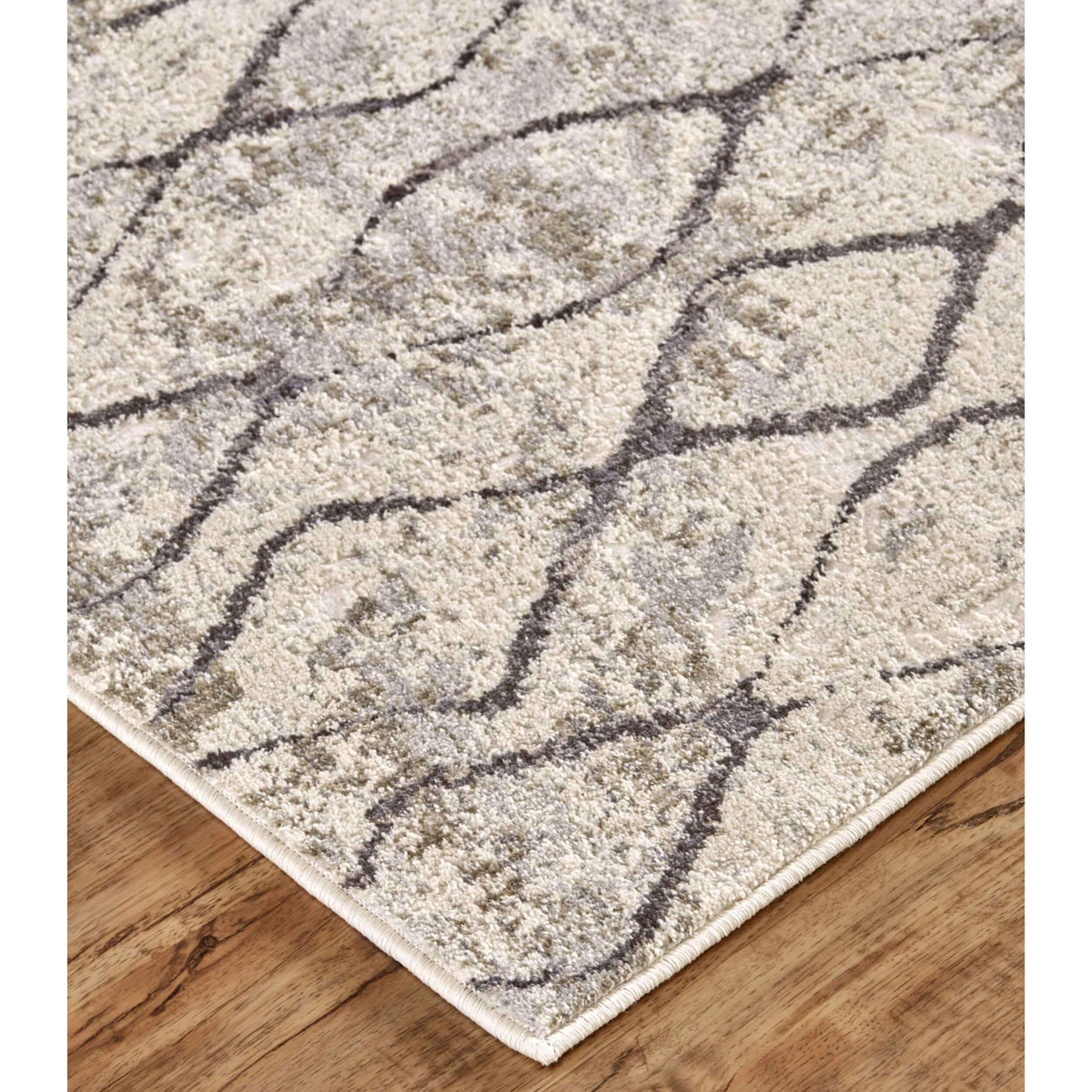 Feizy Rug Kano 3872F, Sand/Charcoal - Image 8