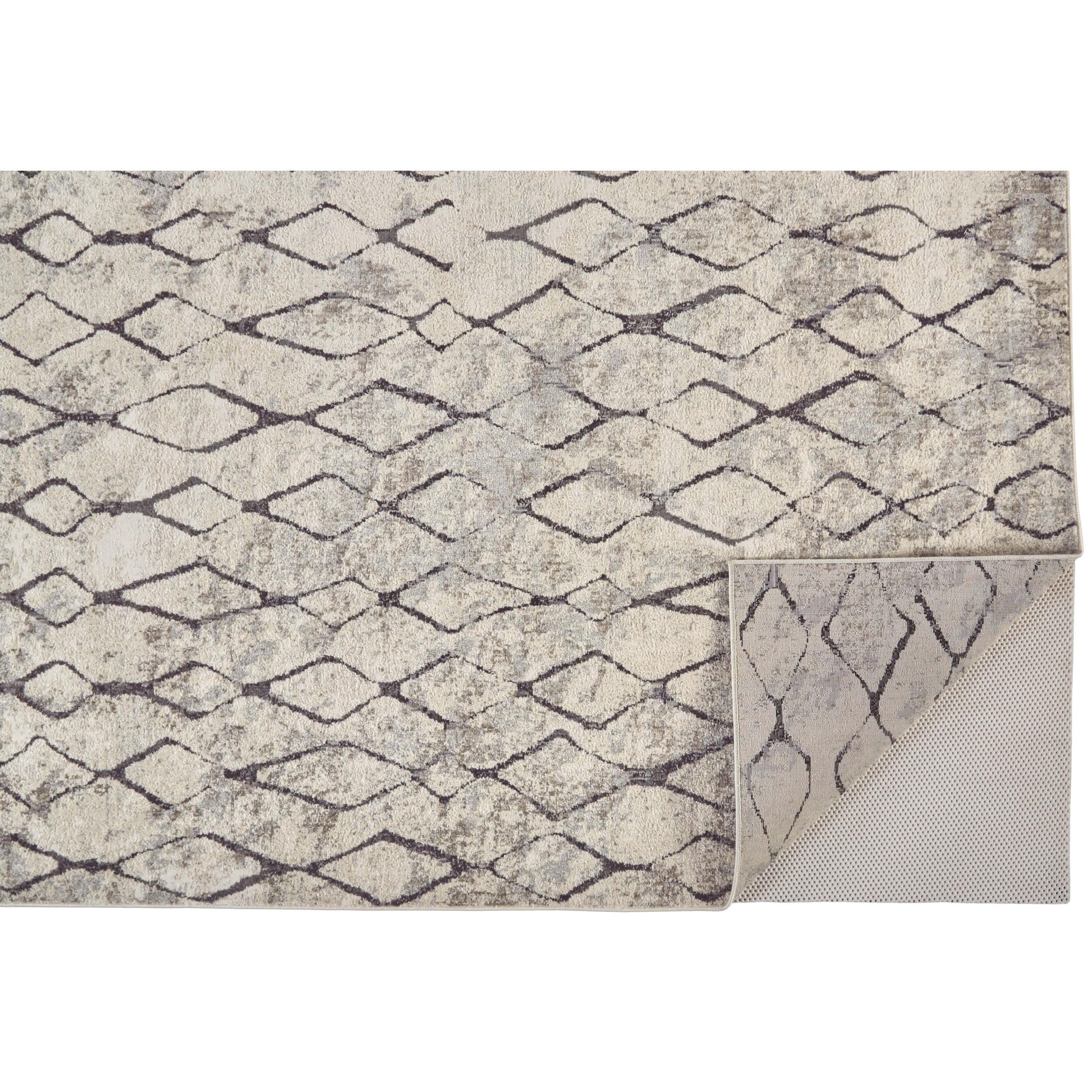 Feizy Rug Kano 3872F, Sand/Charcoal - Image 9
