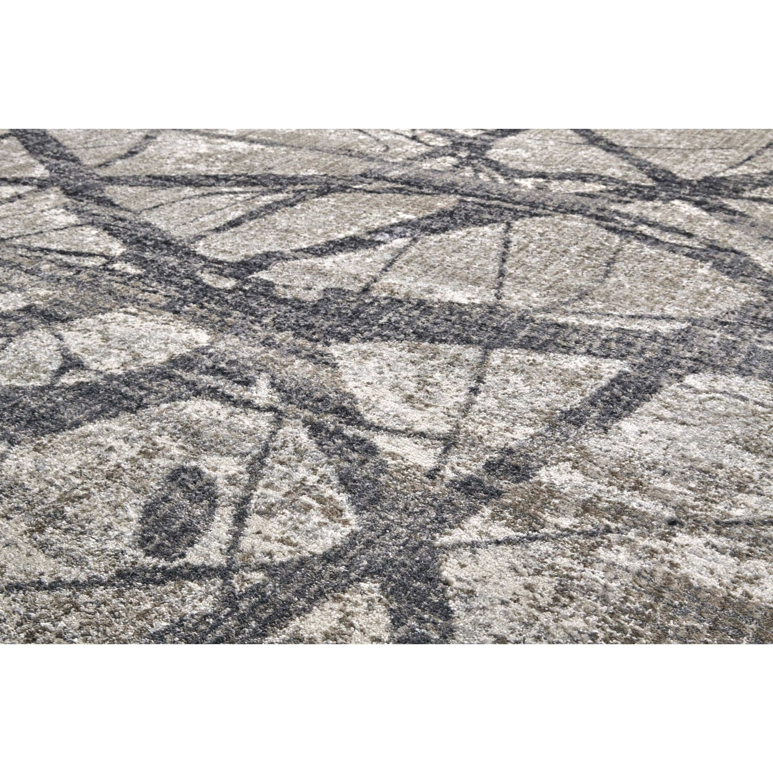 Feizy Rug Kano 3877F, Charcoal/Gray - Image 4