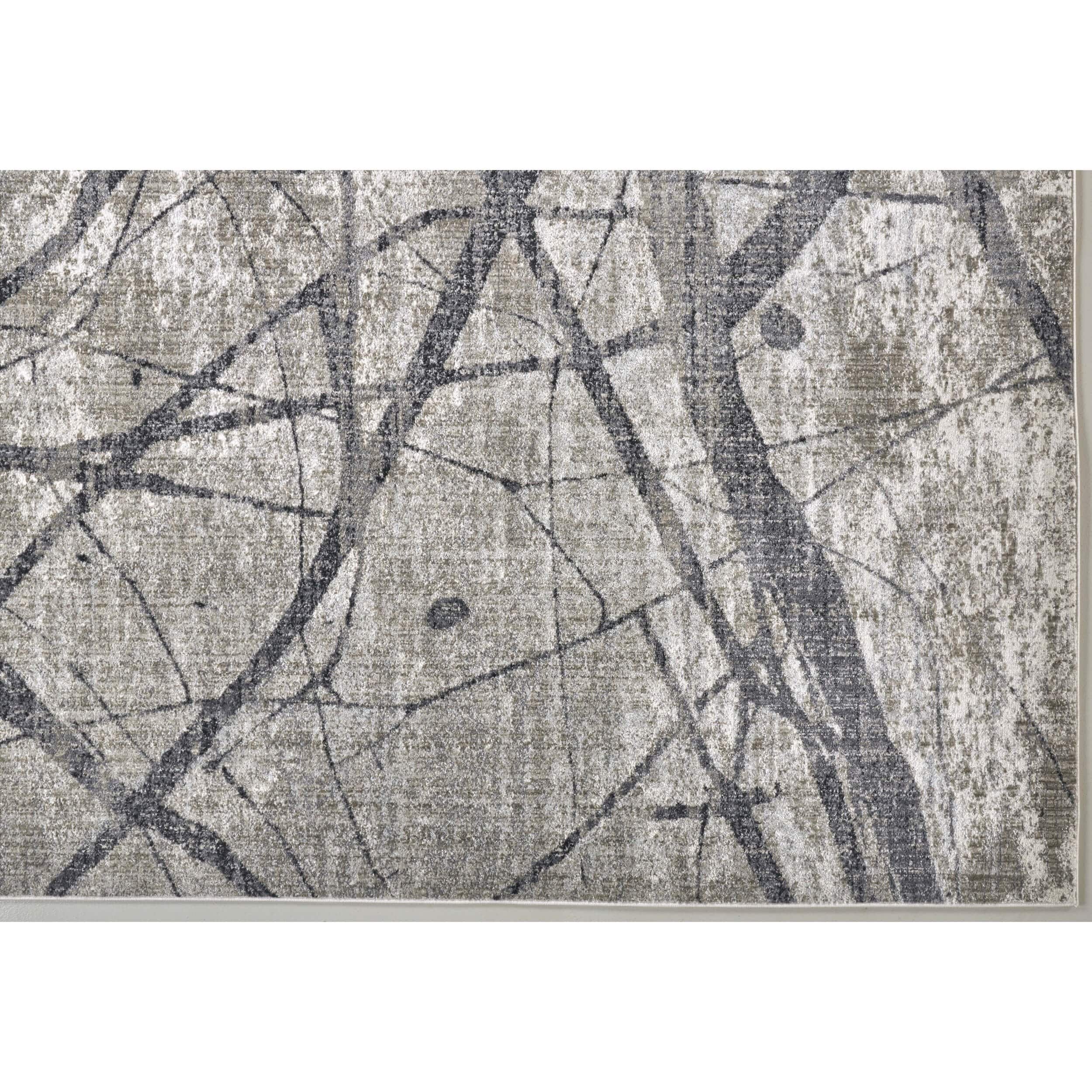 Feizy Rug Kano 3877F, Charcoal/Gray - Image 5