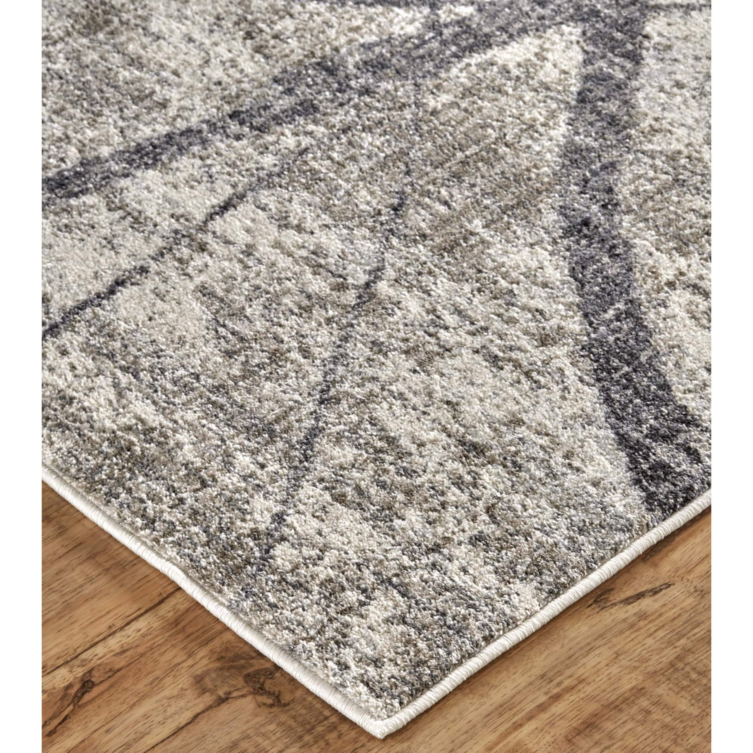 Feizy Rug Kano 3877F, Charcoal/Gray - Image 8