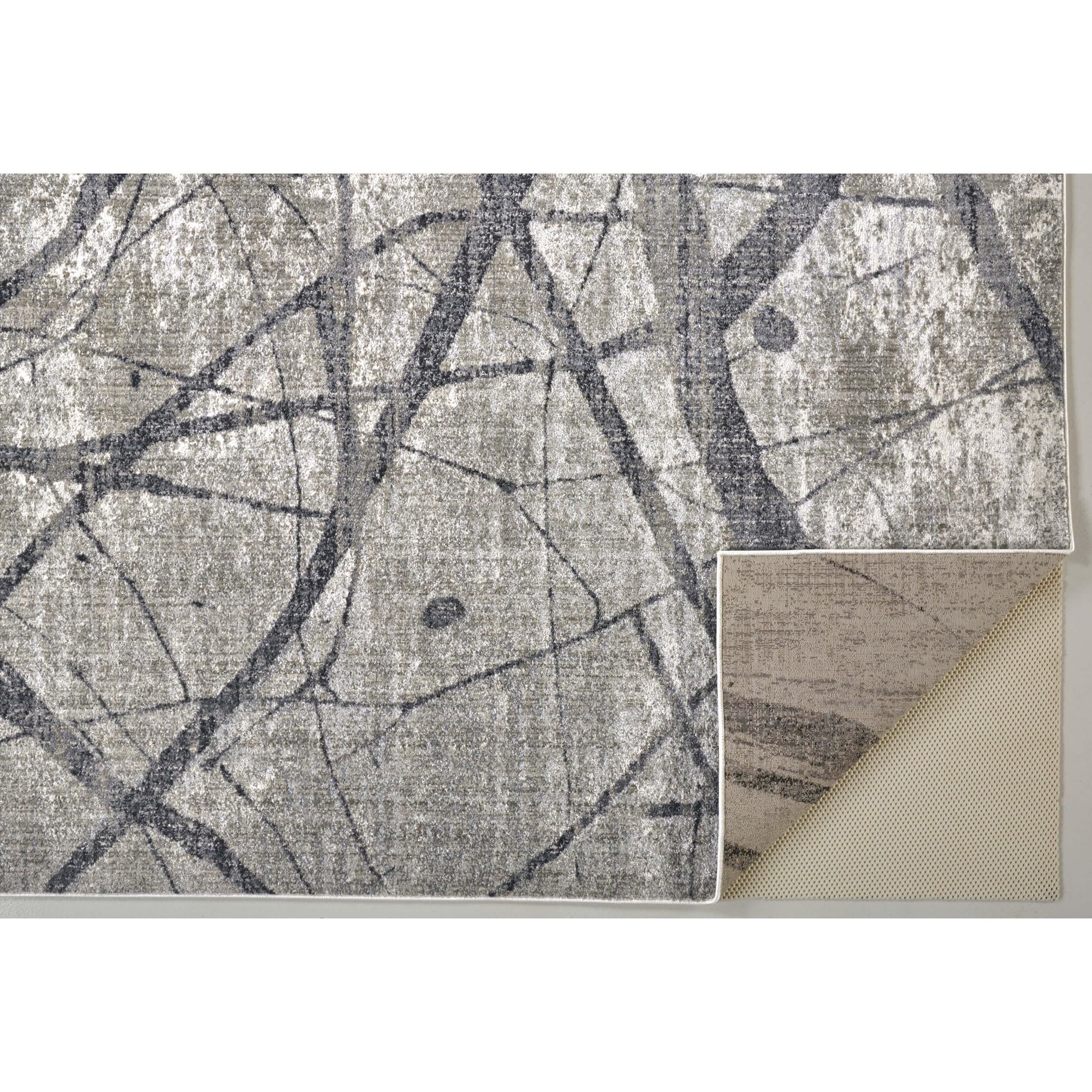 Feizy Rug Kano 3877F, Charcoal/Gray - Image 9