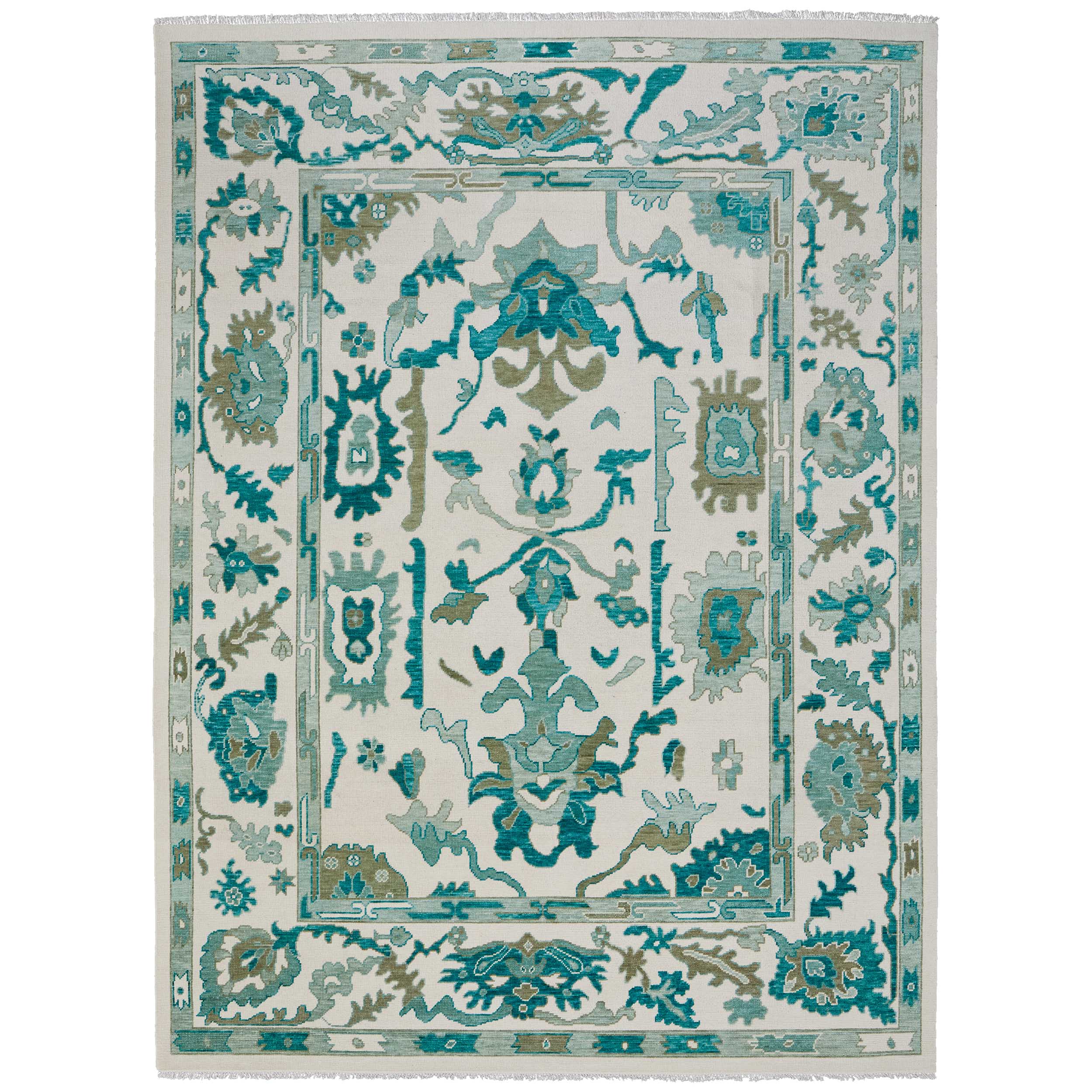 Feizy Rug Karina 69G7F, Ivory/Green