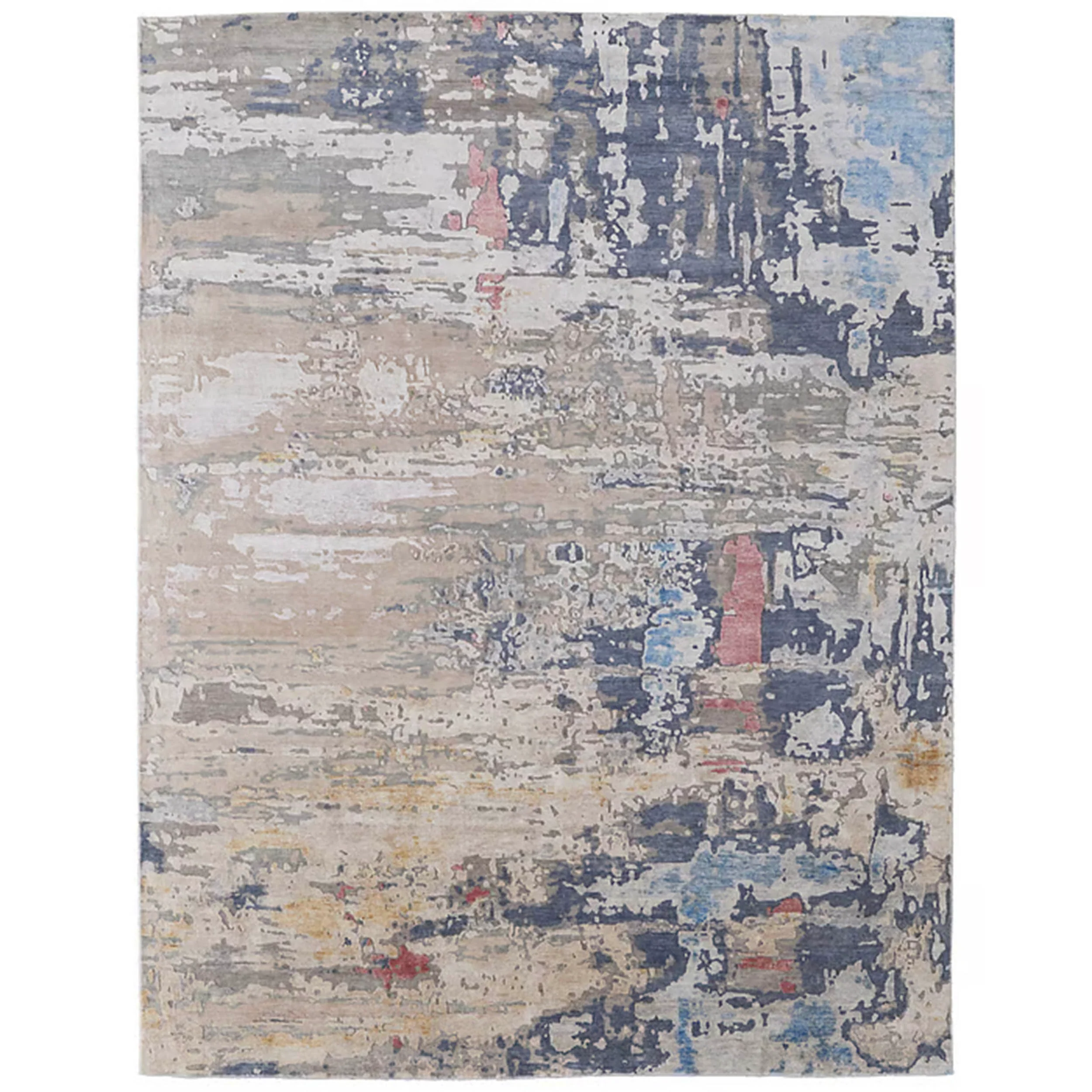 Feizy Rug Keeley C6043, Beige/Blue