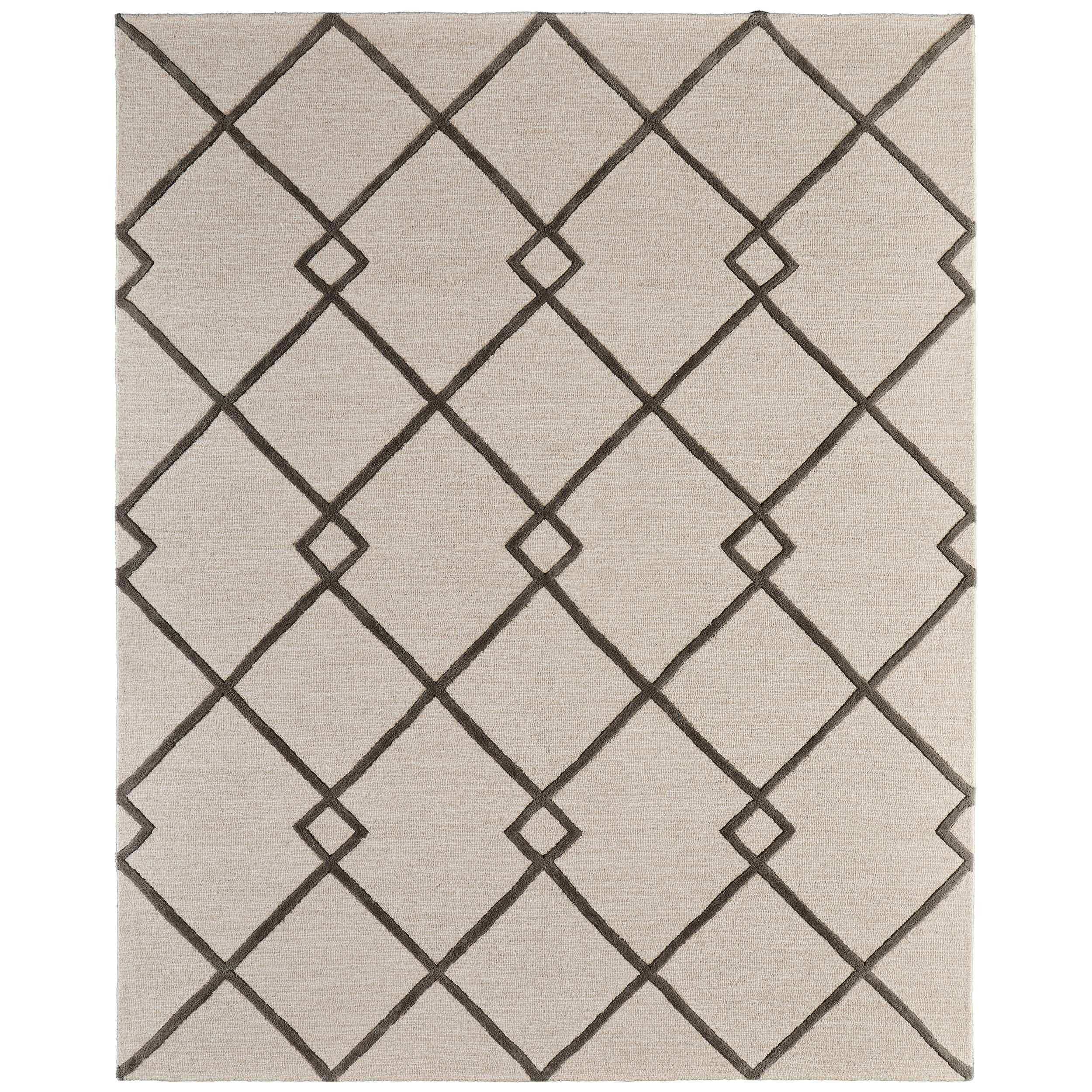 Feizy Rug Kimball 8A36F, Beige/Charcoal