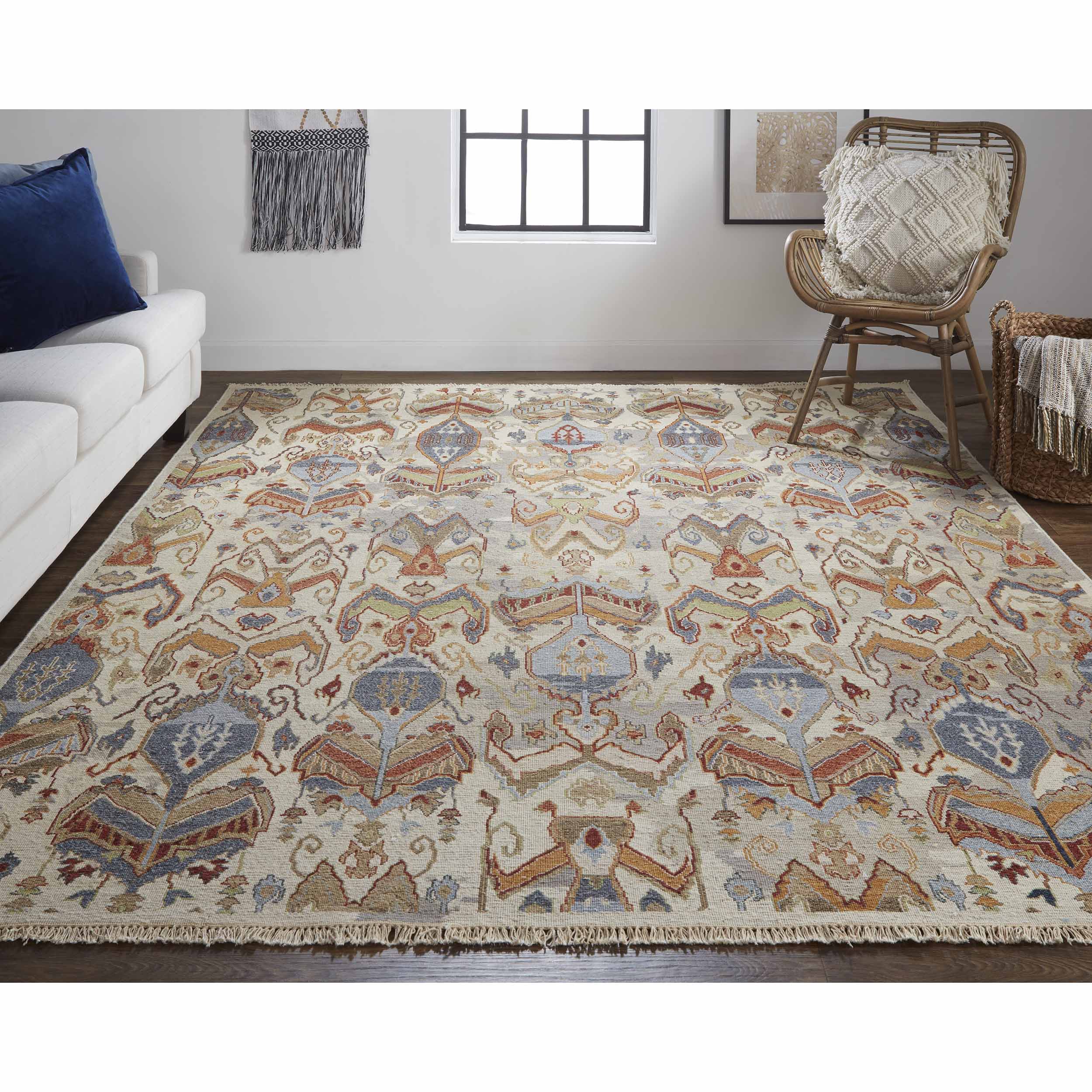 Feizy Rug Leylan 0563F, Ivory/Multi - Image 2