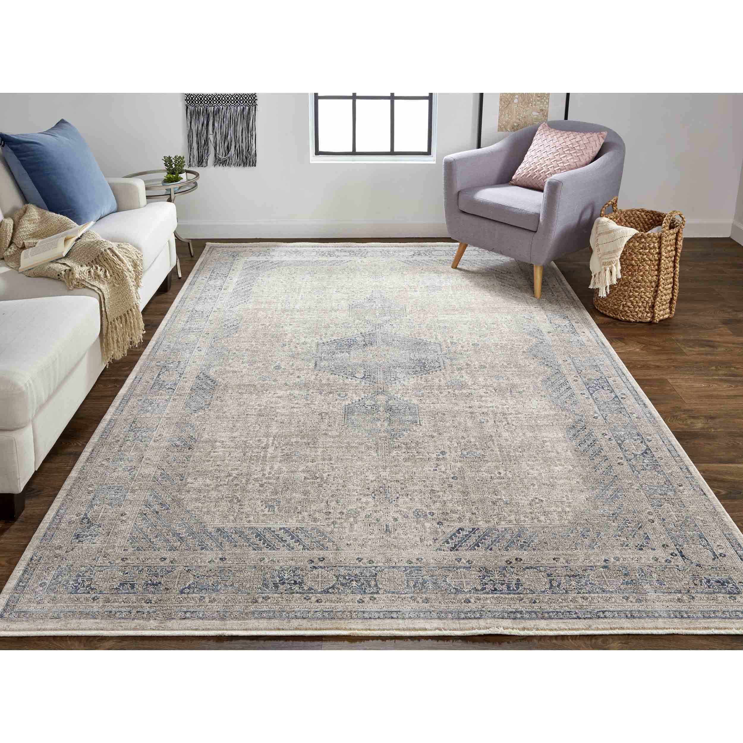Feizy Rug Marquette 3775F, Gray - Image 4