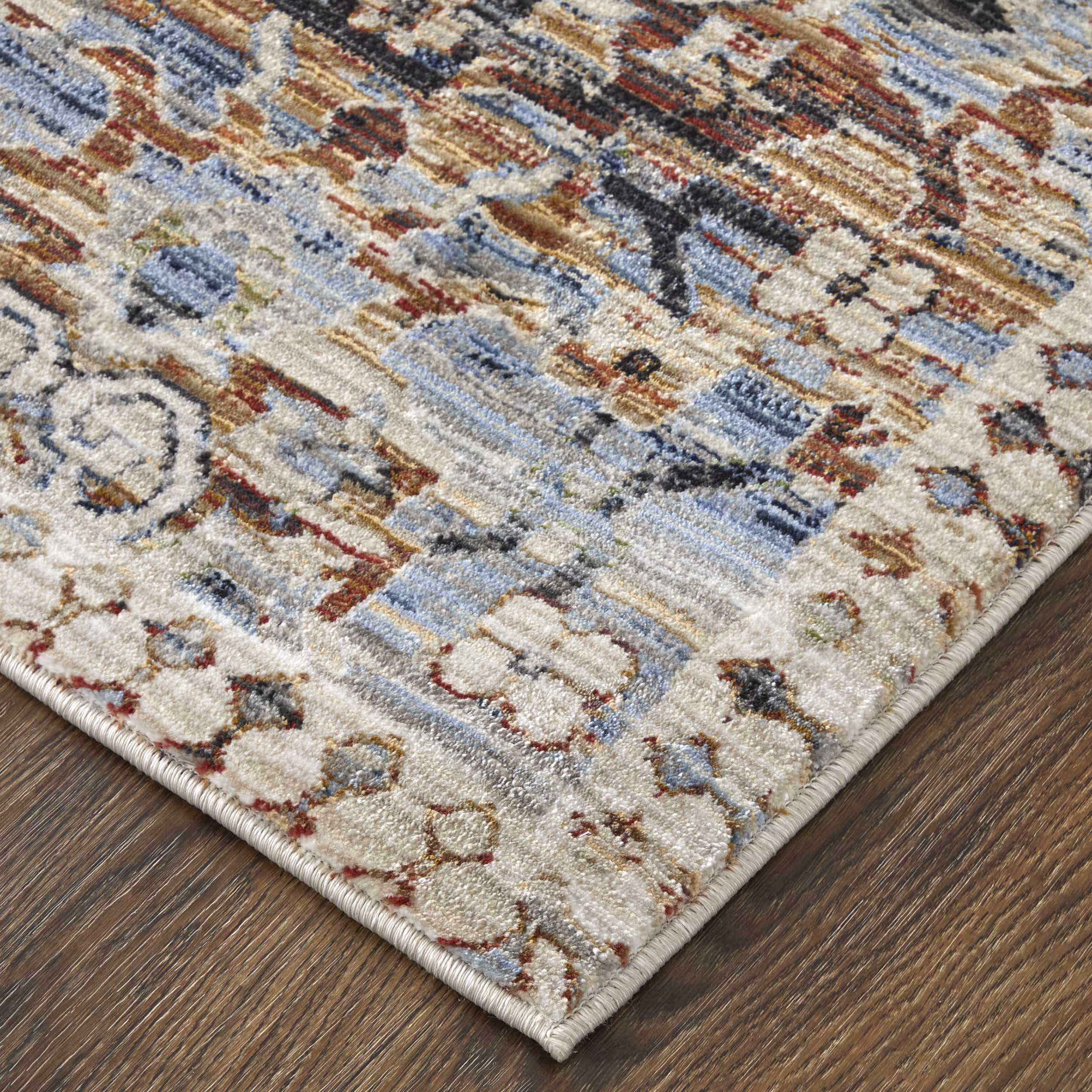 Feizy Rug Melrose 39NZF, Ivory/Rust - Image 2