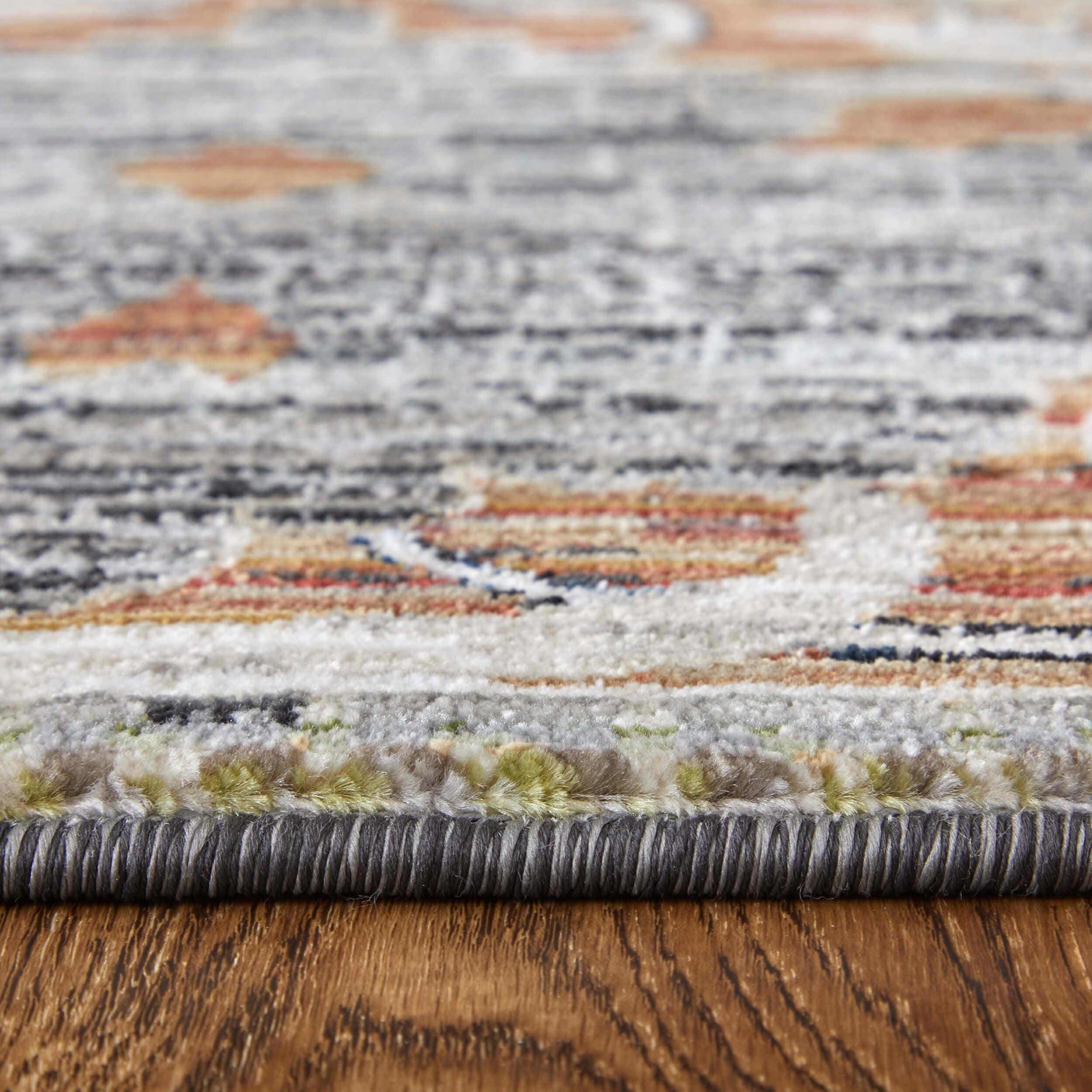 Feizy Rug Melrose 39P2F, Gray/Rust - Image 3