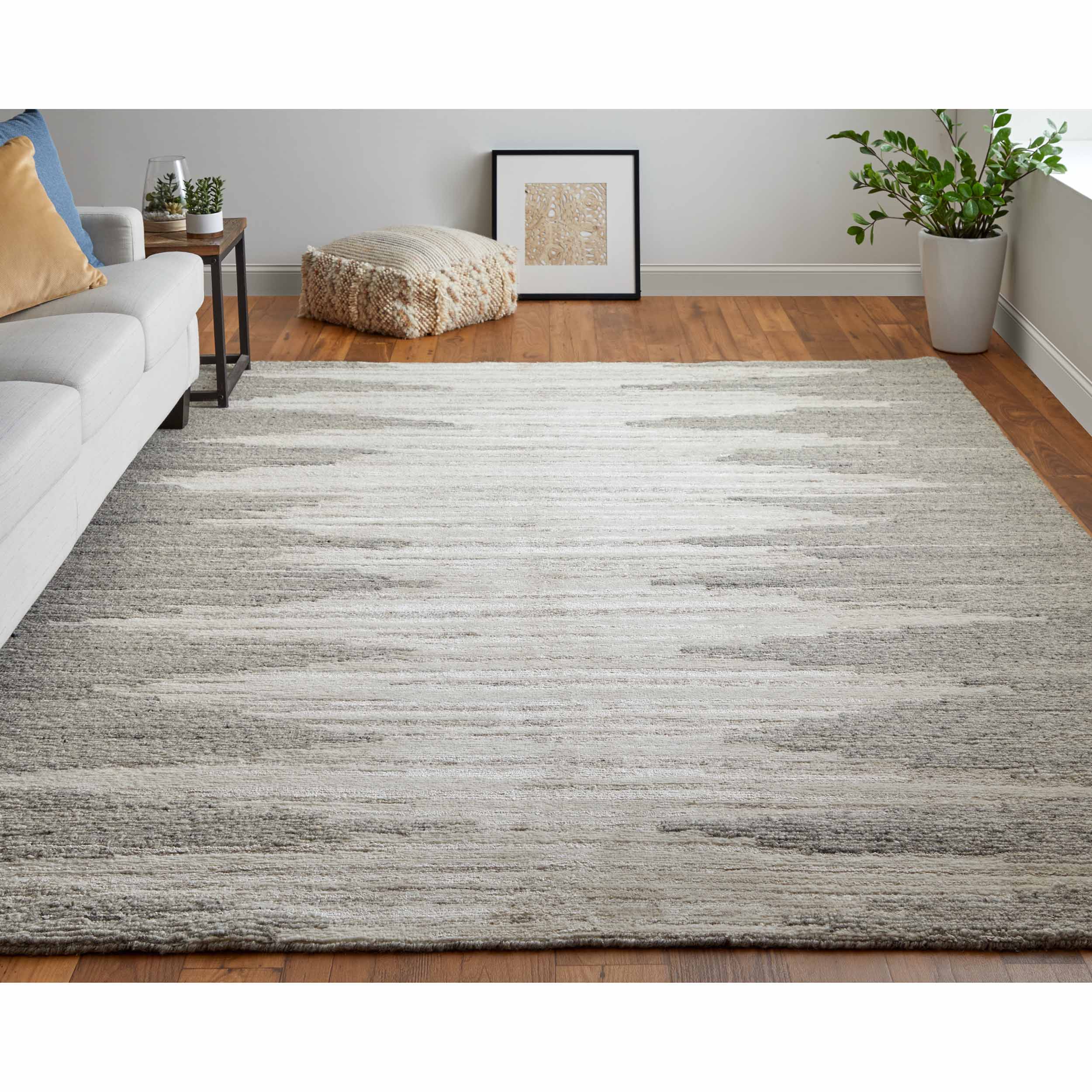 Feizy Rug Navaro 8915F, Ivory/Gray - Image 4