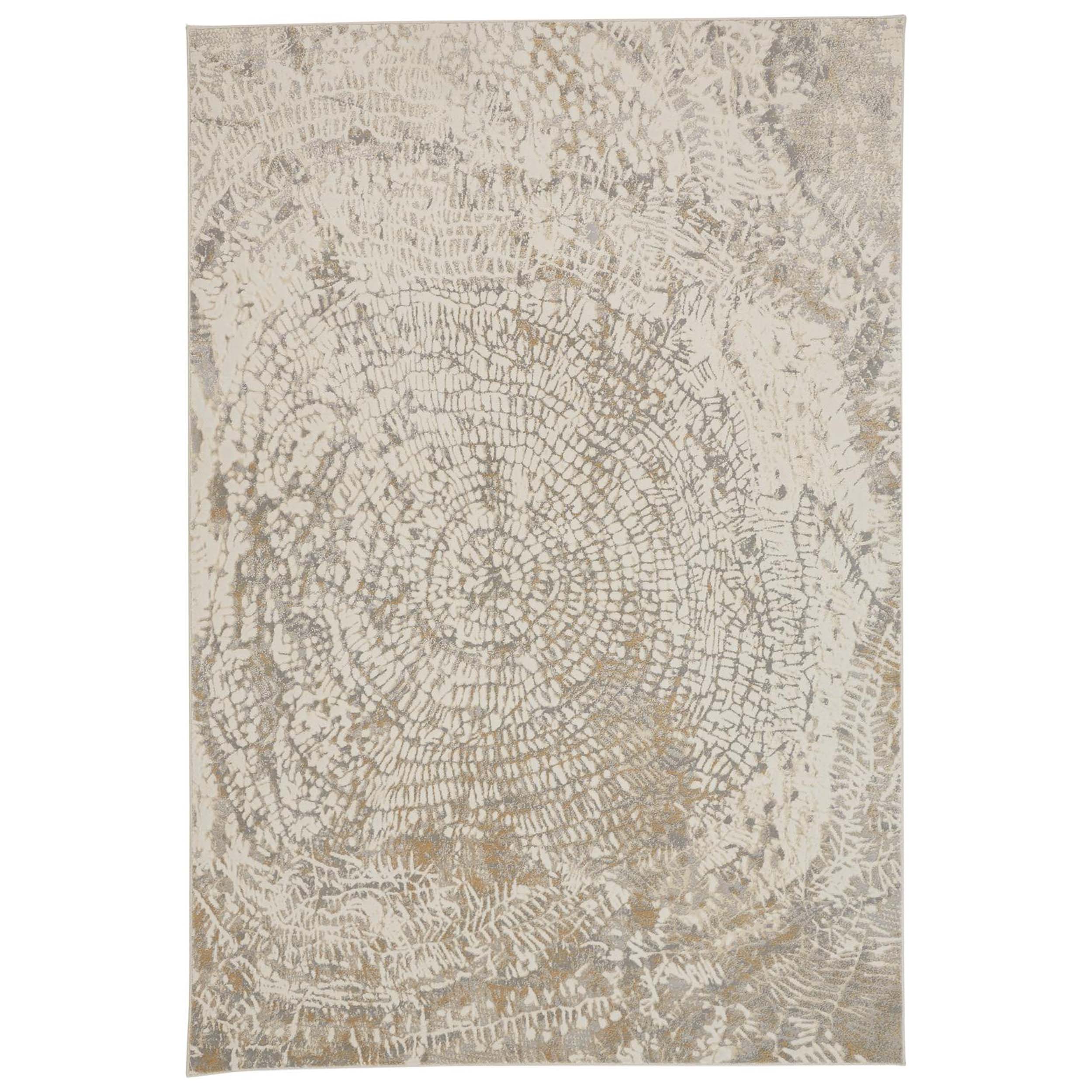 Feizy Rug Parker 3702F, Silver/Ivory