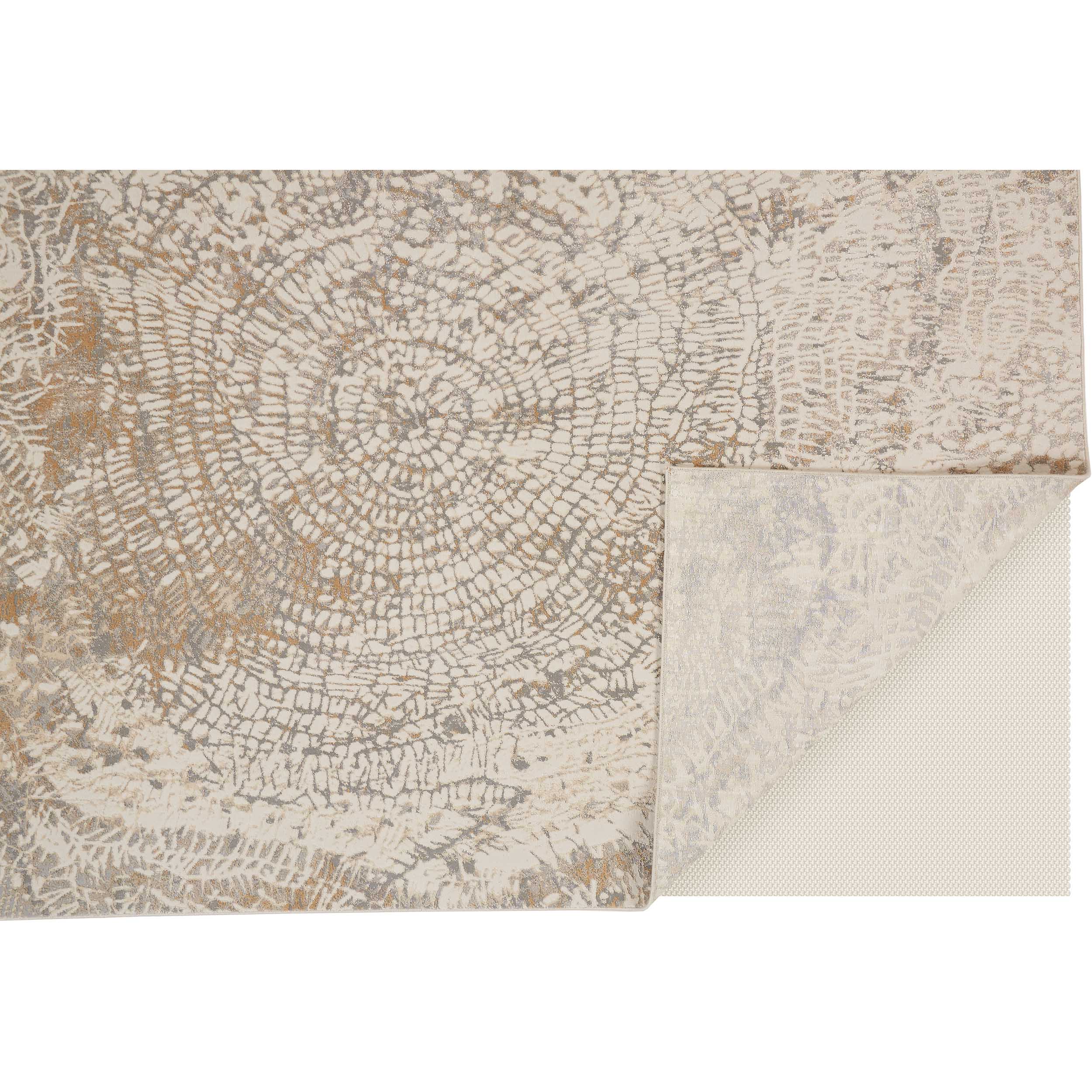 Feizy Rug Parker 3702F, Silver/Ivory - Image 3