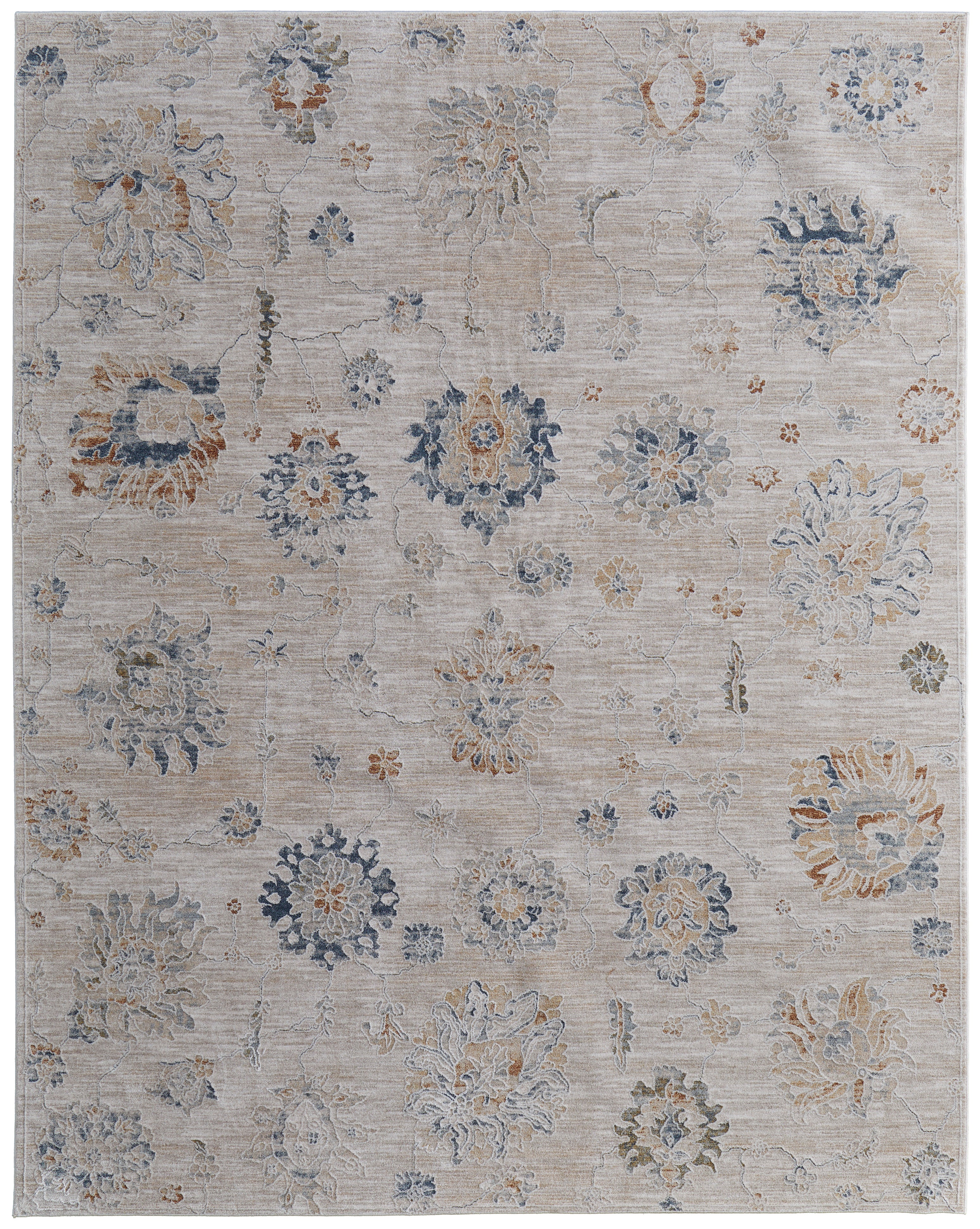 Feizy Rug Pasha 39M9F, Beige/Blue