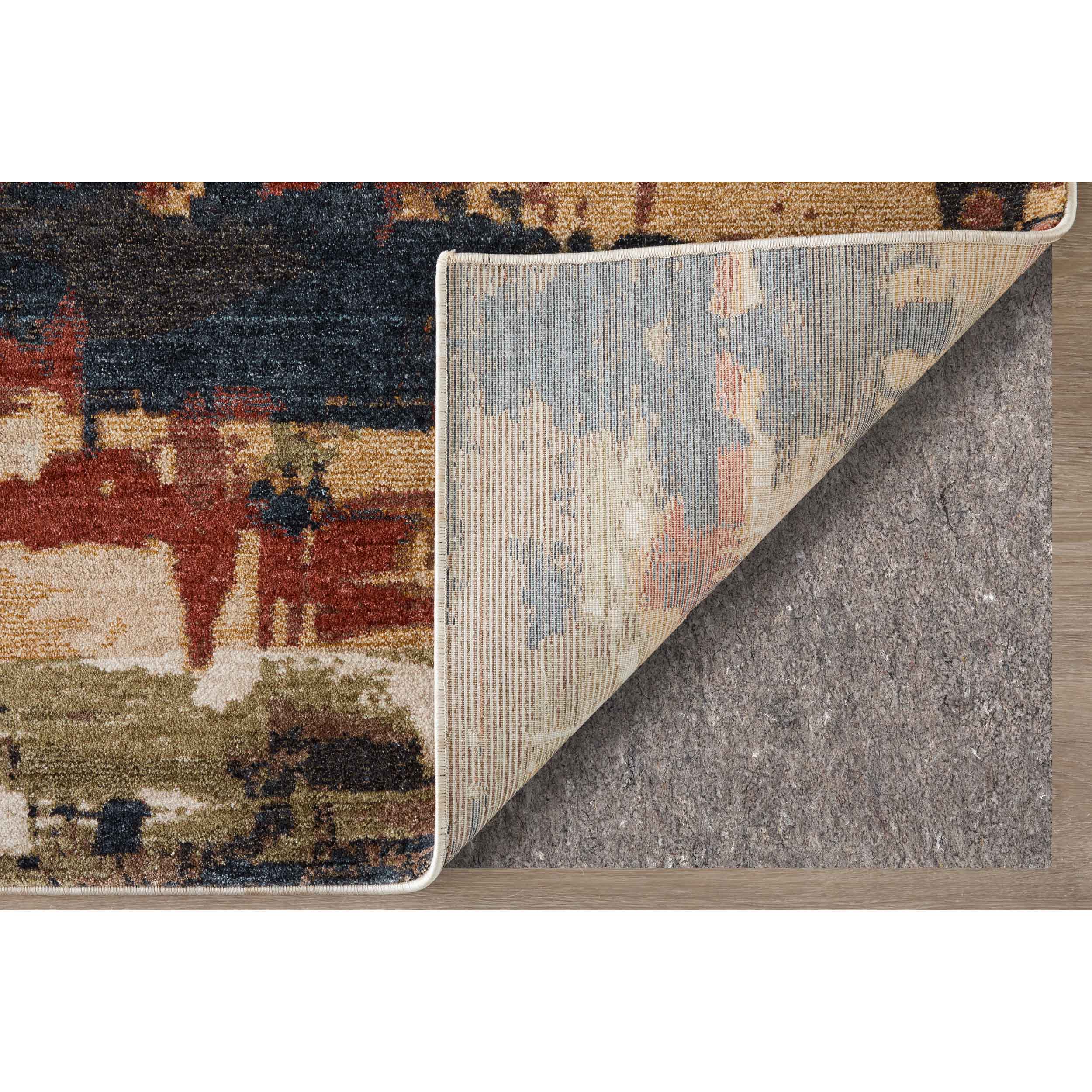 Feizy Rug Pearson 39SQF, Dark Blue/Rust - Image 3