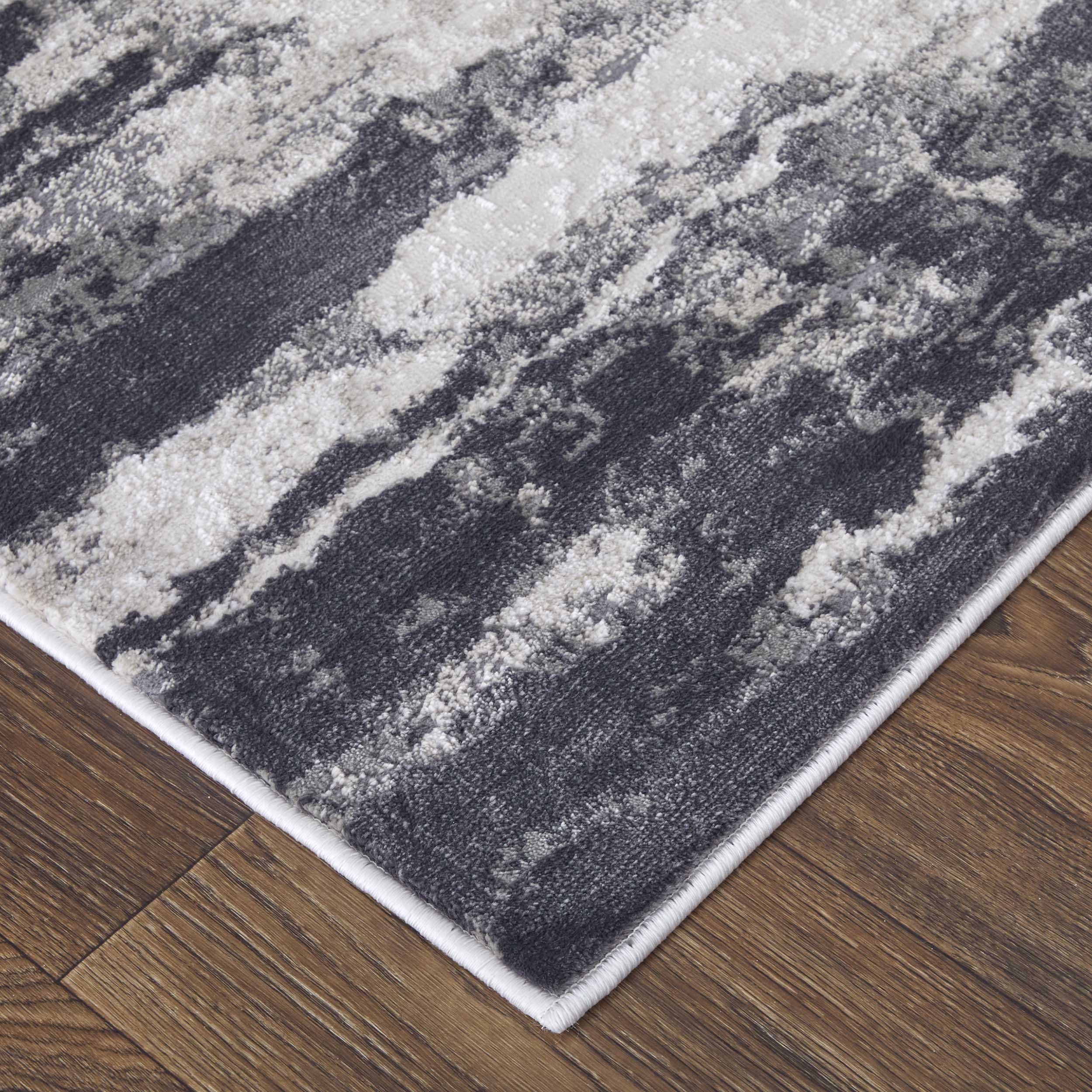Feizy Rug Prasad 39N9F, Ivory/Charcoal - Image 3