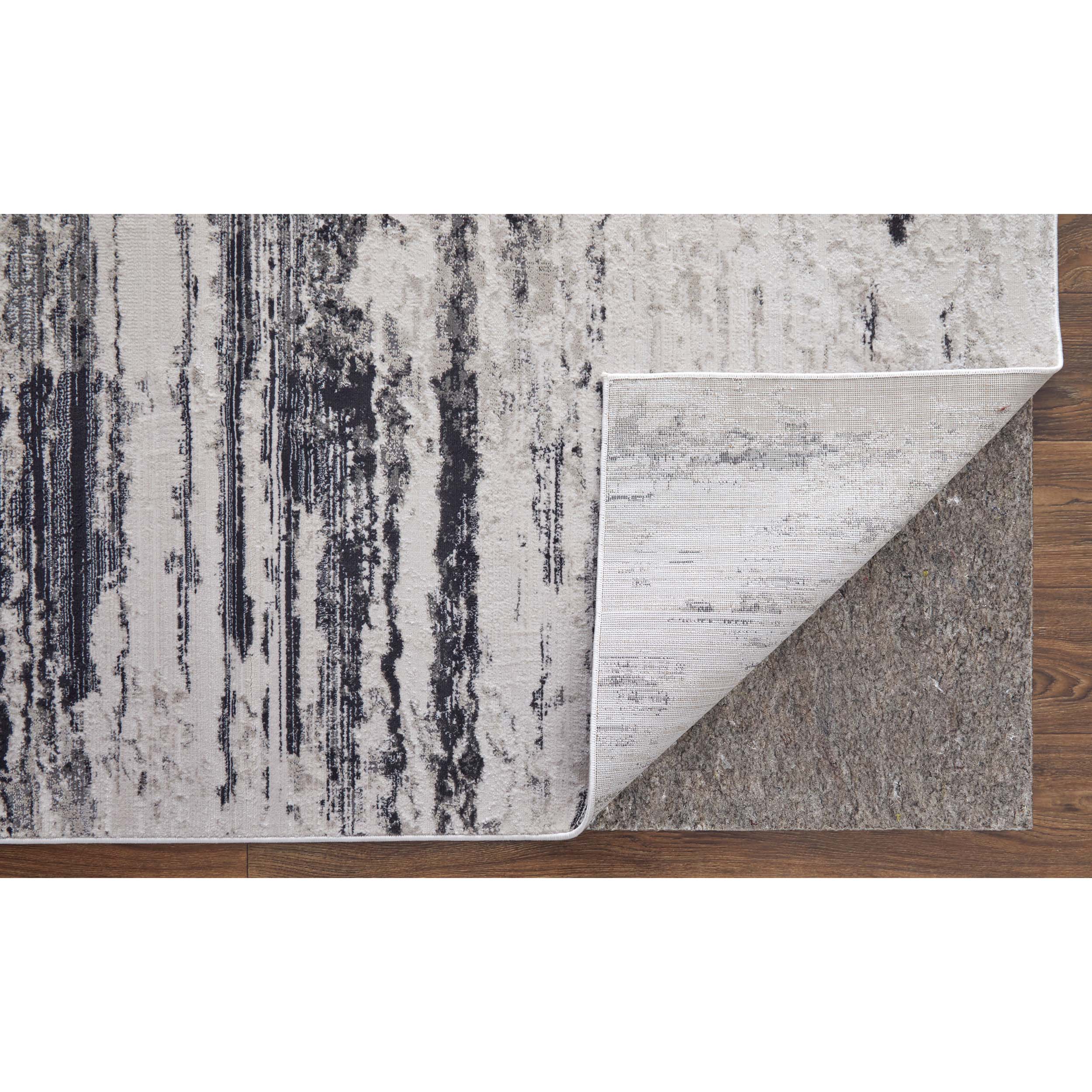 Feizy Rug Prasad 39N9F, Ivory/Charcoal - Image 4