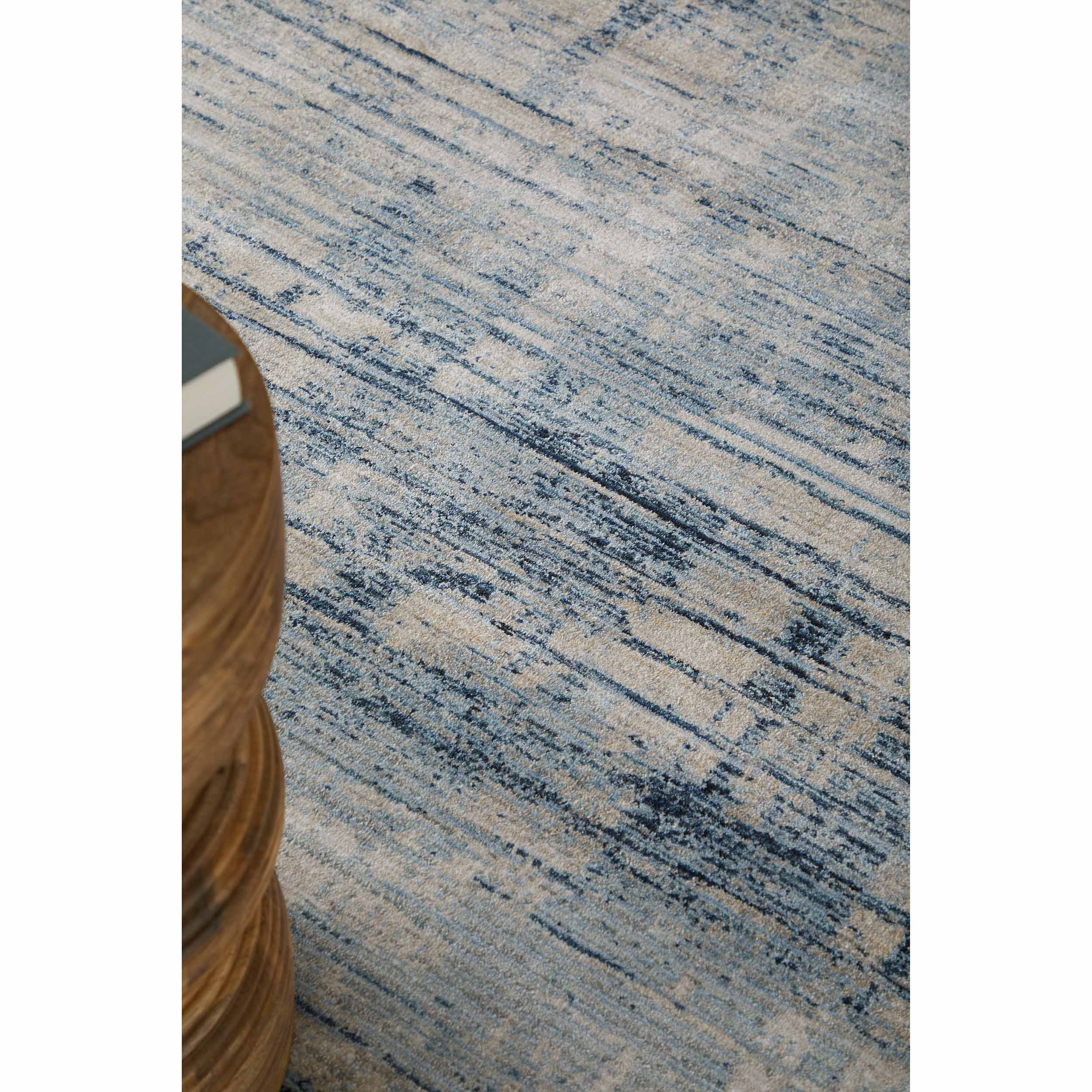 Feizy Rug Sonora 39UAF, Blue/Beige - Image 5