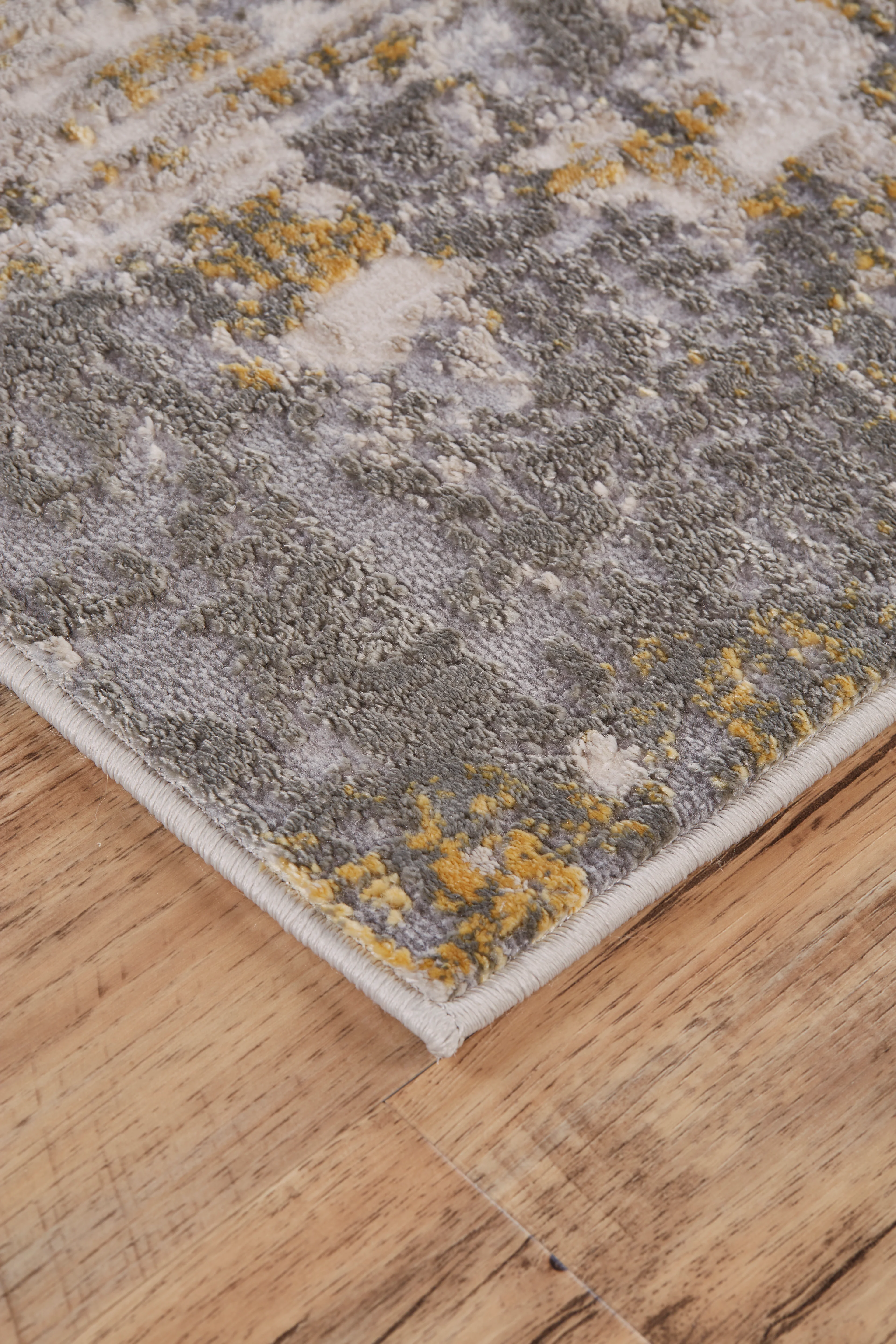 Feizy Rug Waldor 3969F, Gold/Sterling - Image 2