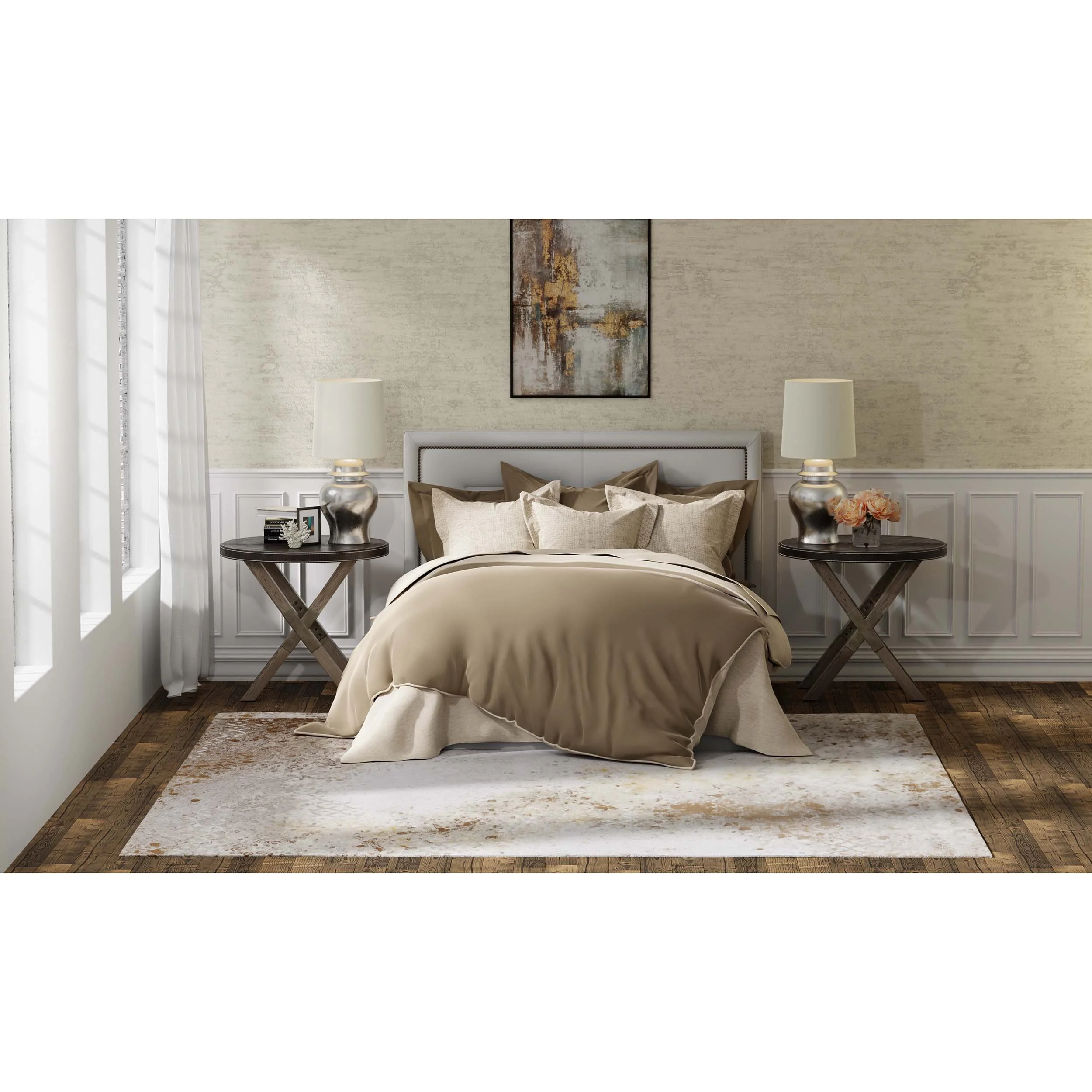 Feizy Rug Waldor 39NCF, Ivory/Gold - Image 5
