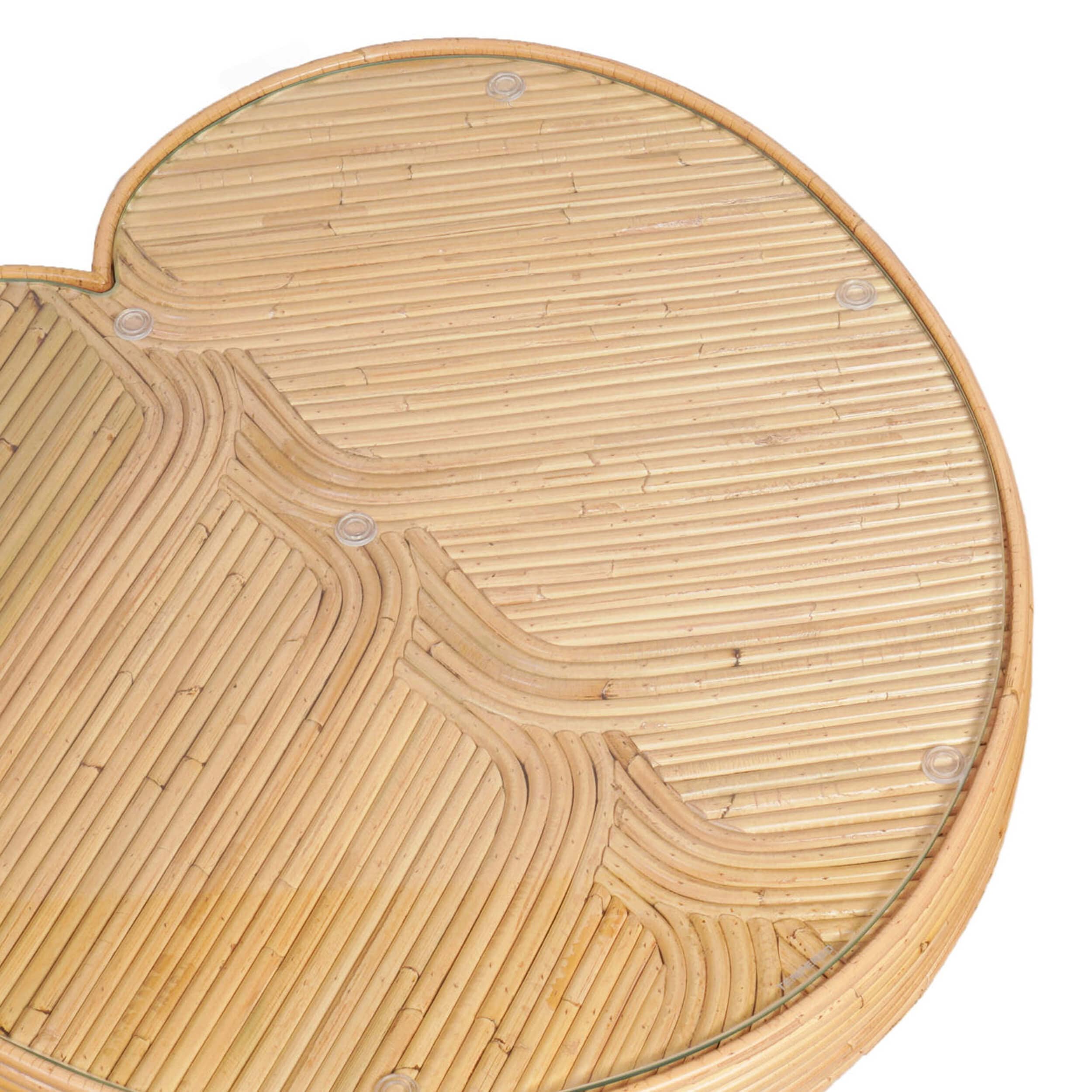 Felicia Lilypad Side Table, Natural - Image 4
