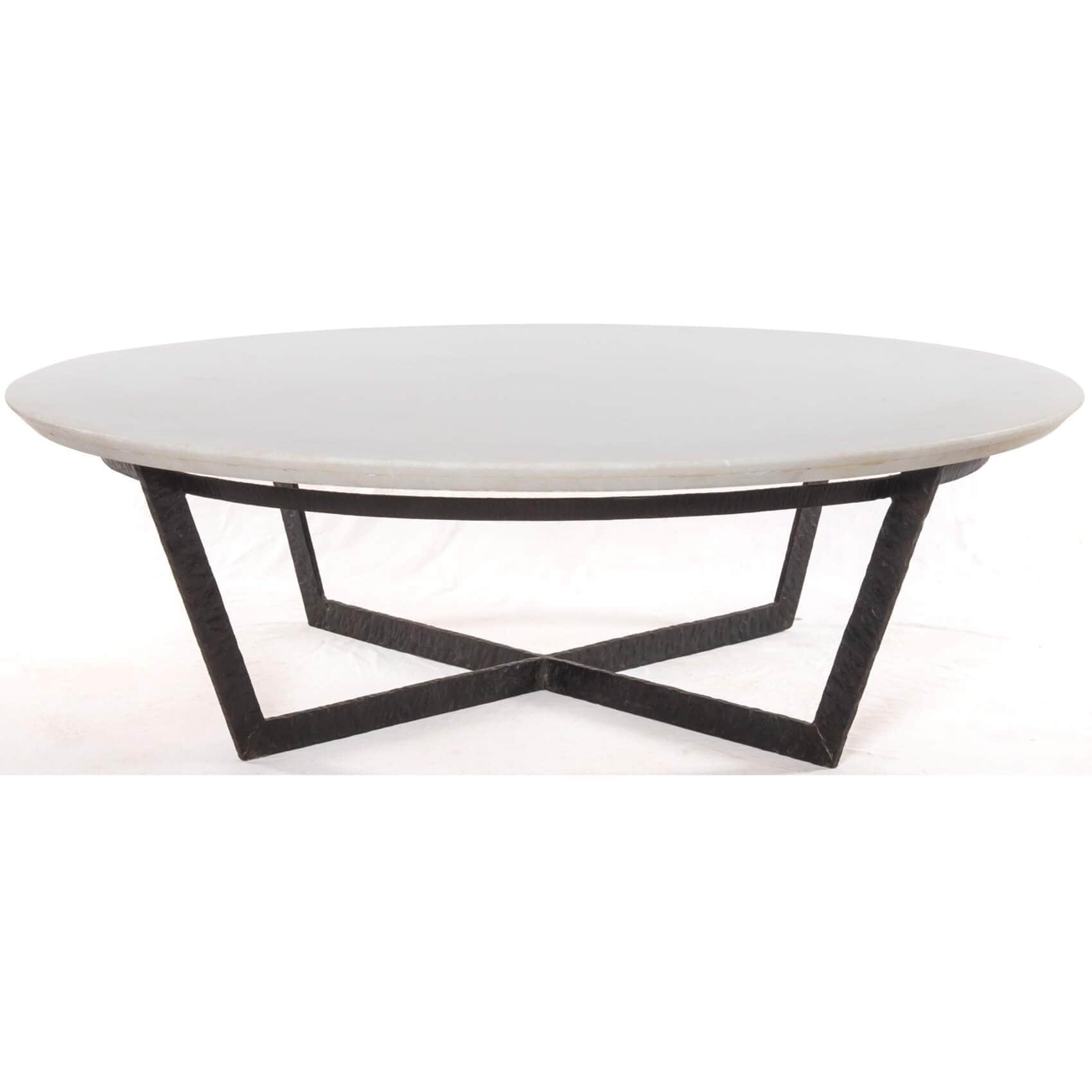 Felix Coffee Table, White Marble by Four Hands - Image 2