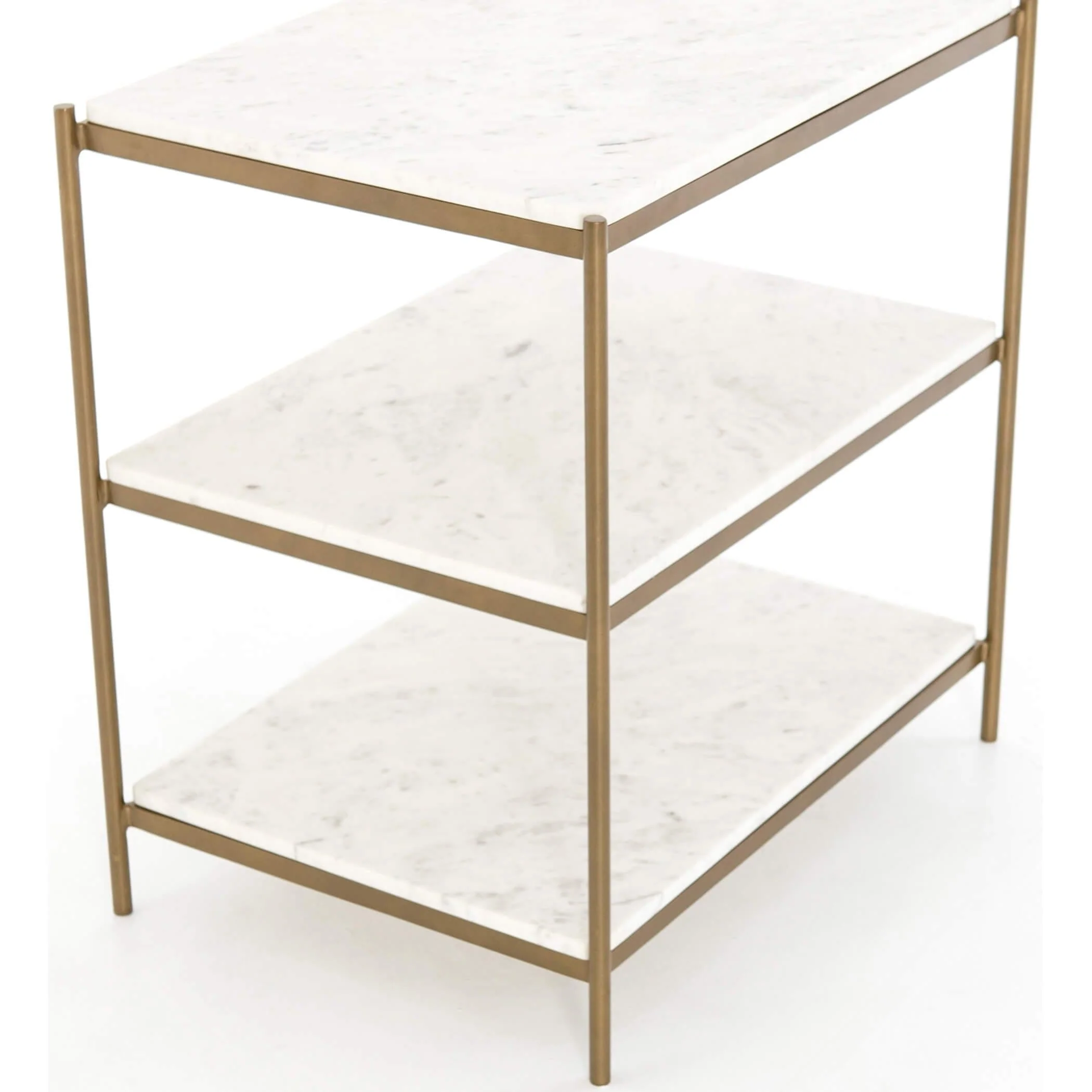 Felix Nightstand, Antique Brass by Four Hands - Image 5