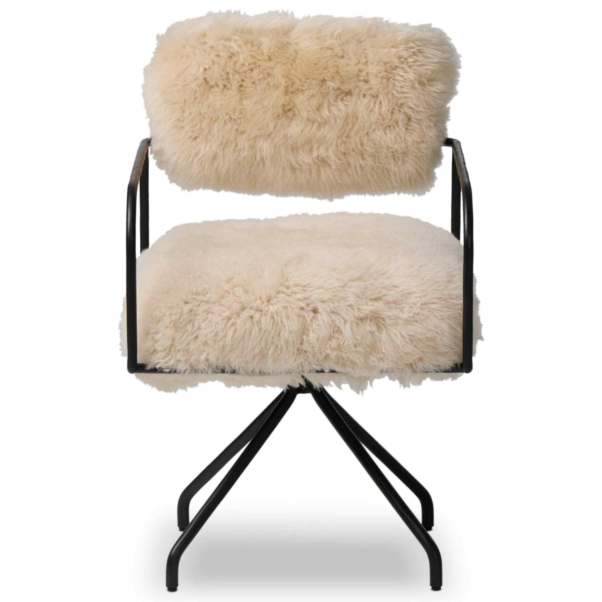 Fenn Desk Chair, Champagne by Four Hands - Image 2