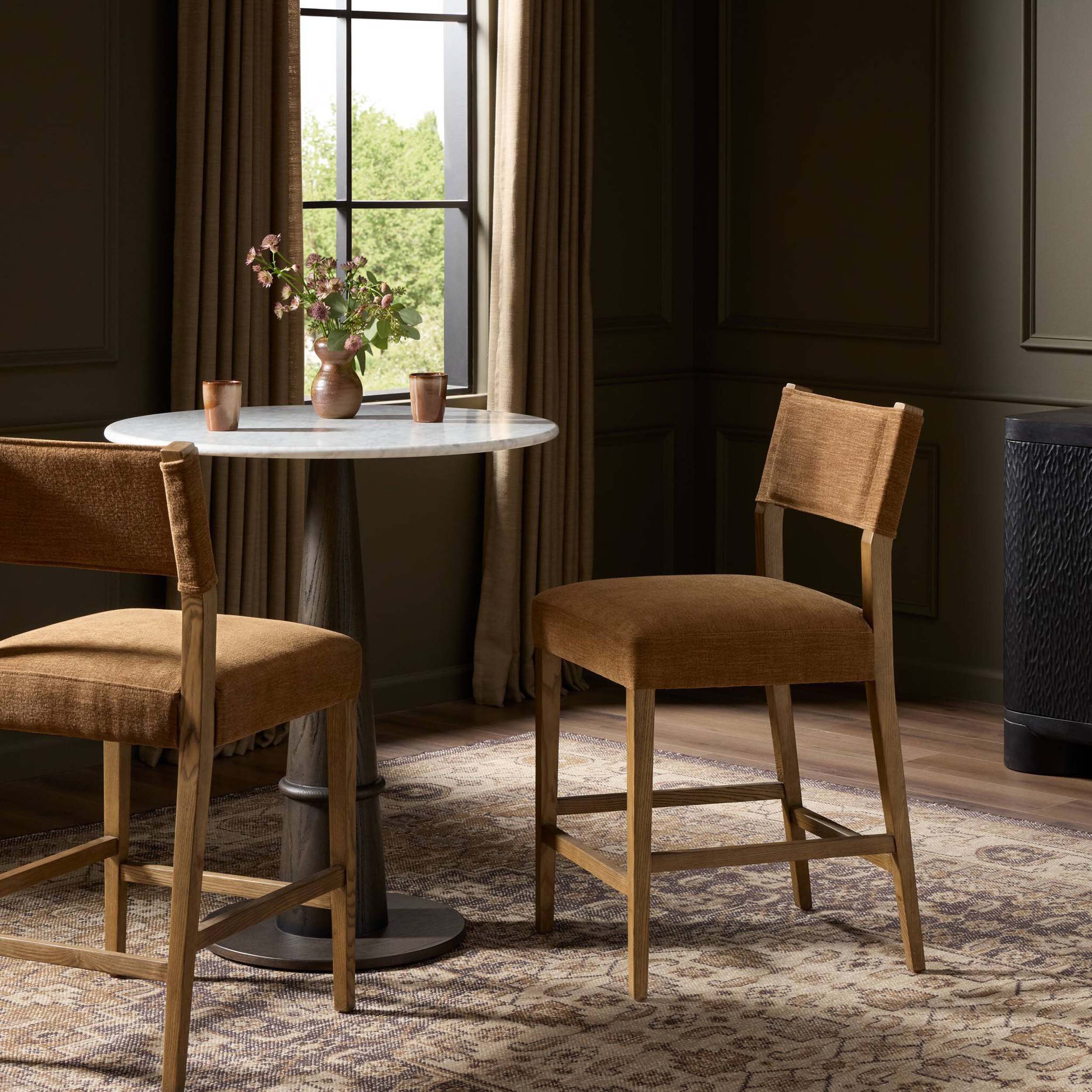 Ferris Bar & Counter Stool, Laughlin Ochre by Four Hands - Image 14