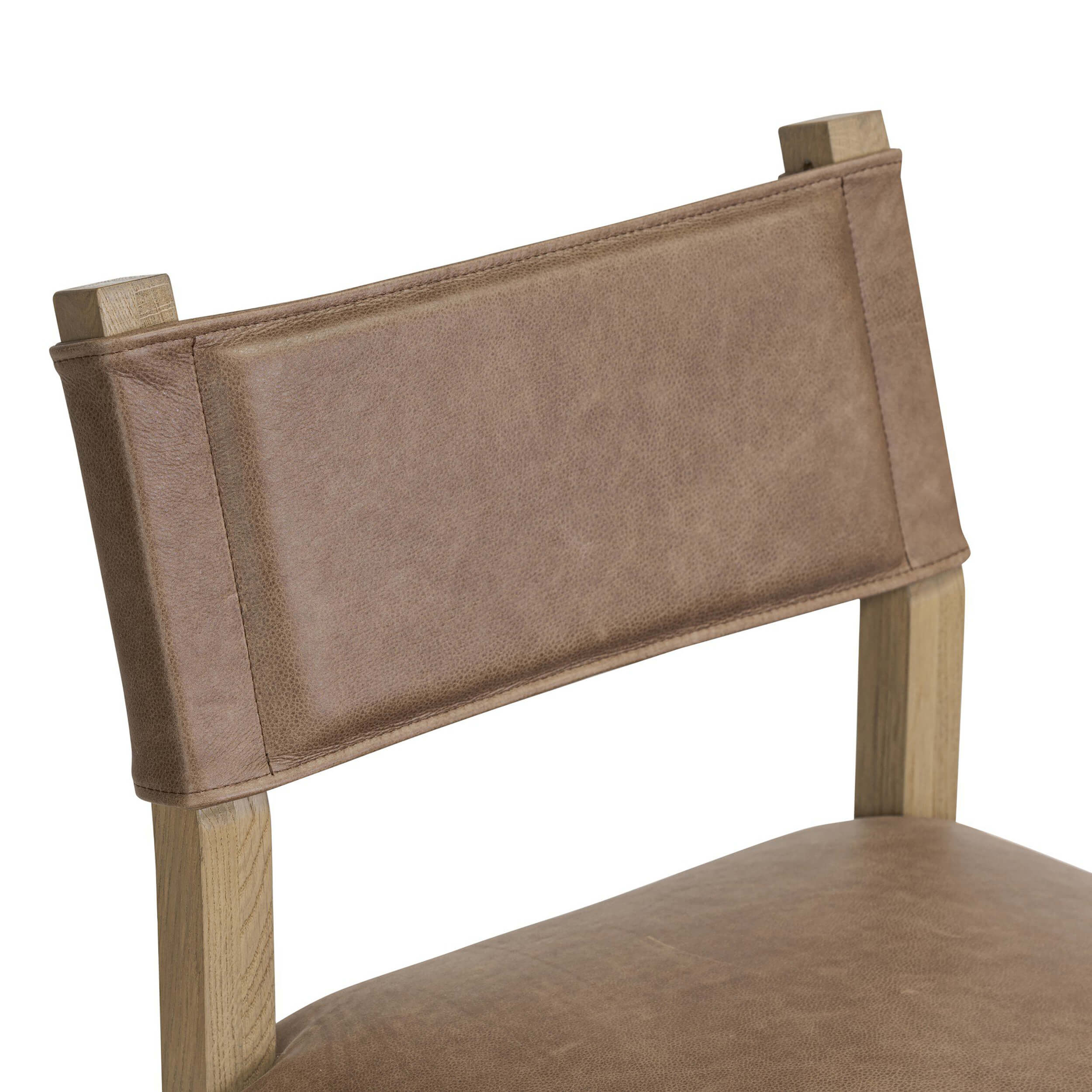 Ferris Leather Bar & Counter Stool, Palermo Cigar by Four Hands - Image 4