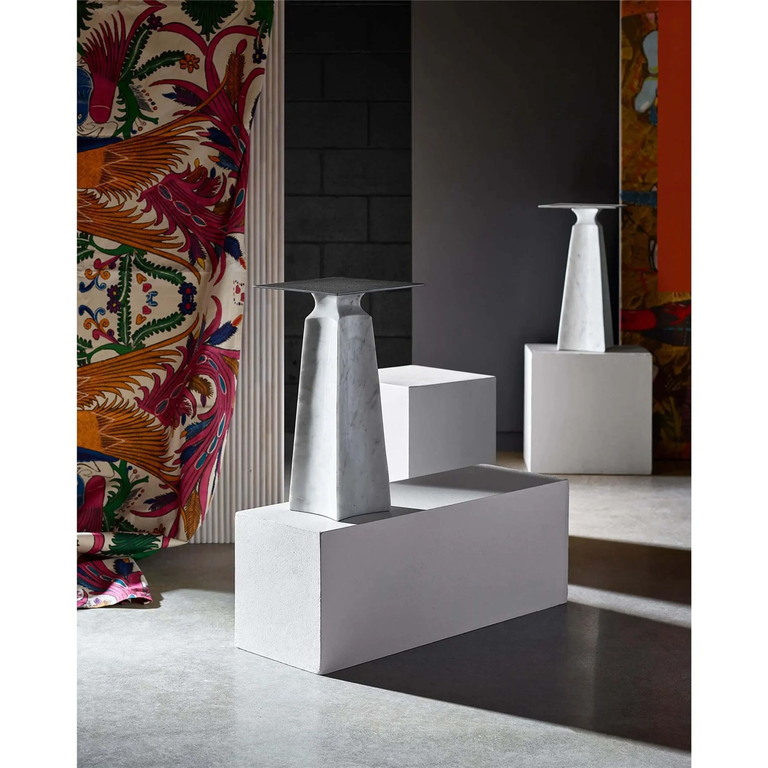 Figuration Side Table w/Marble Base - Image 3