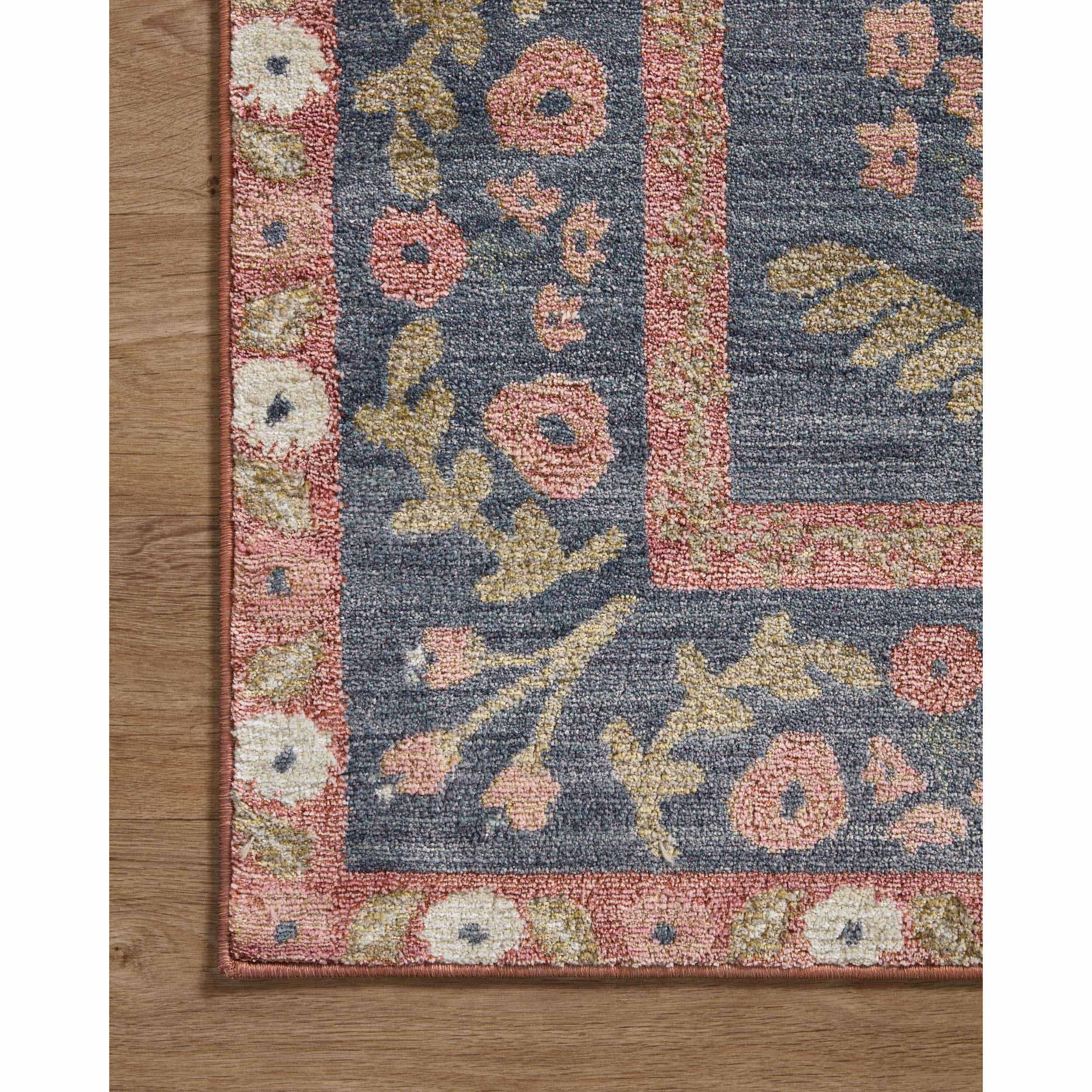 Rifle Paper Co. x Loloi Rug Fiore FIO-01, Navy/Rust - Image 2