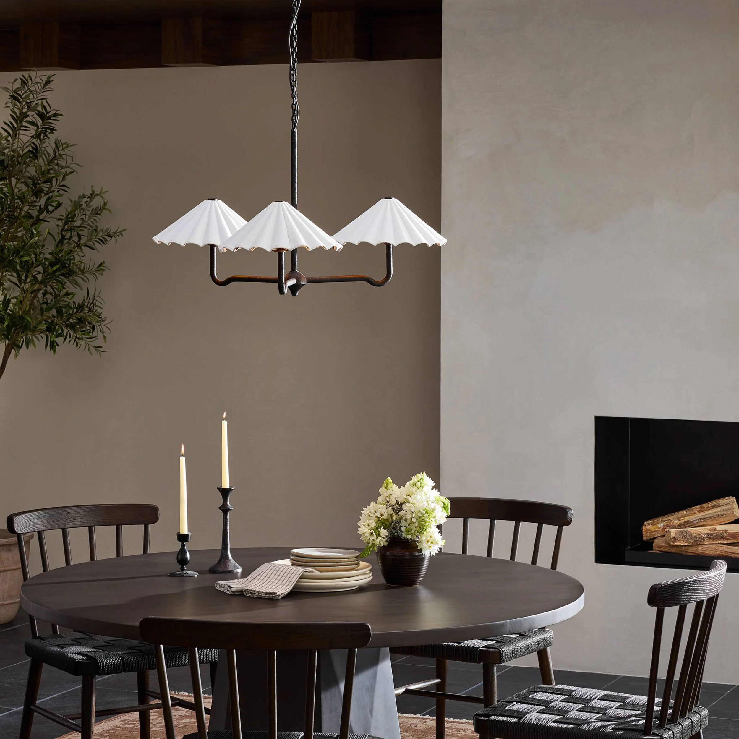 Fiorella Chandelier, Cream by Four Hands - Image 7