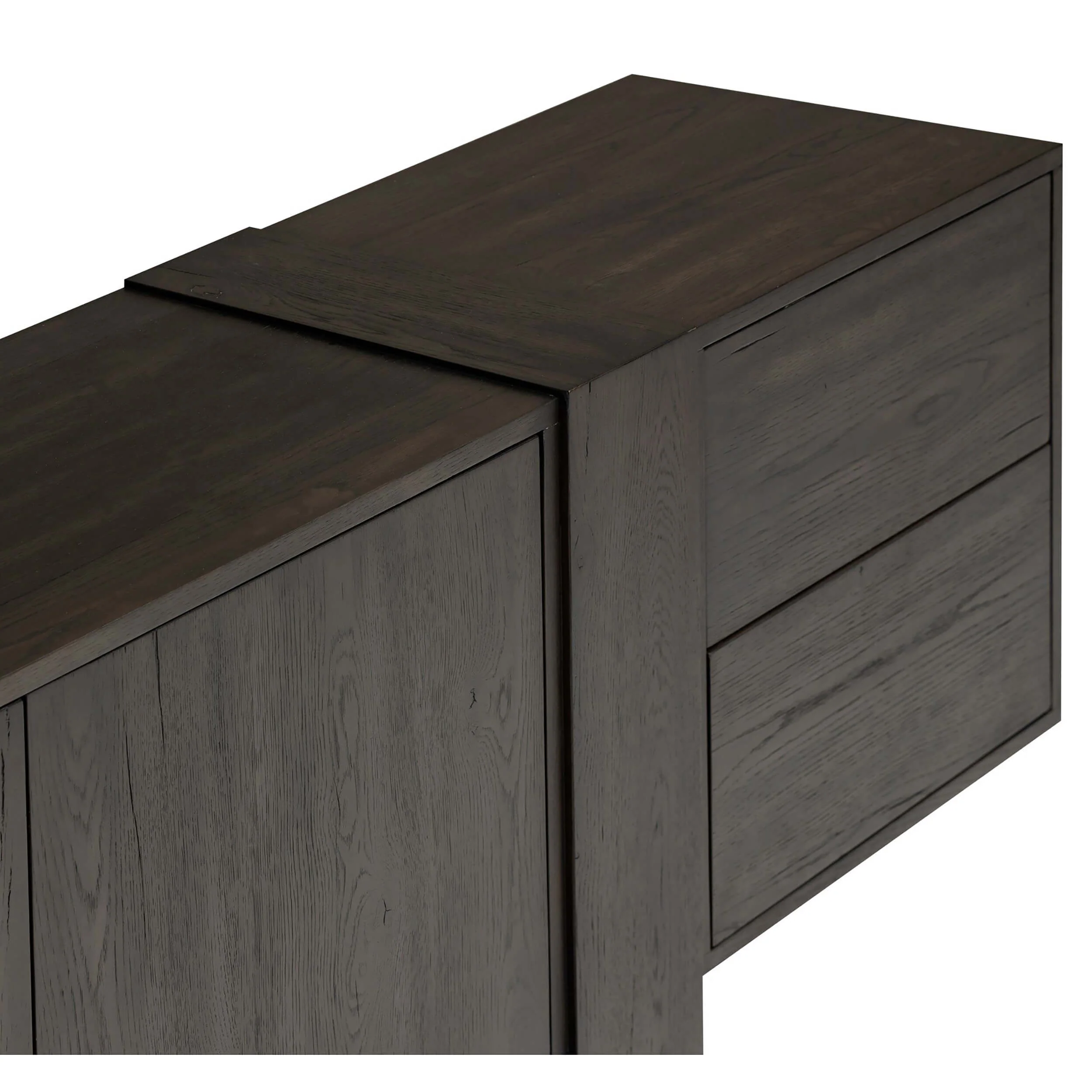 Fisher Media Console, Smoked Black by Four Hands - Image 5