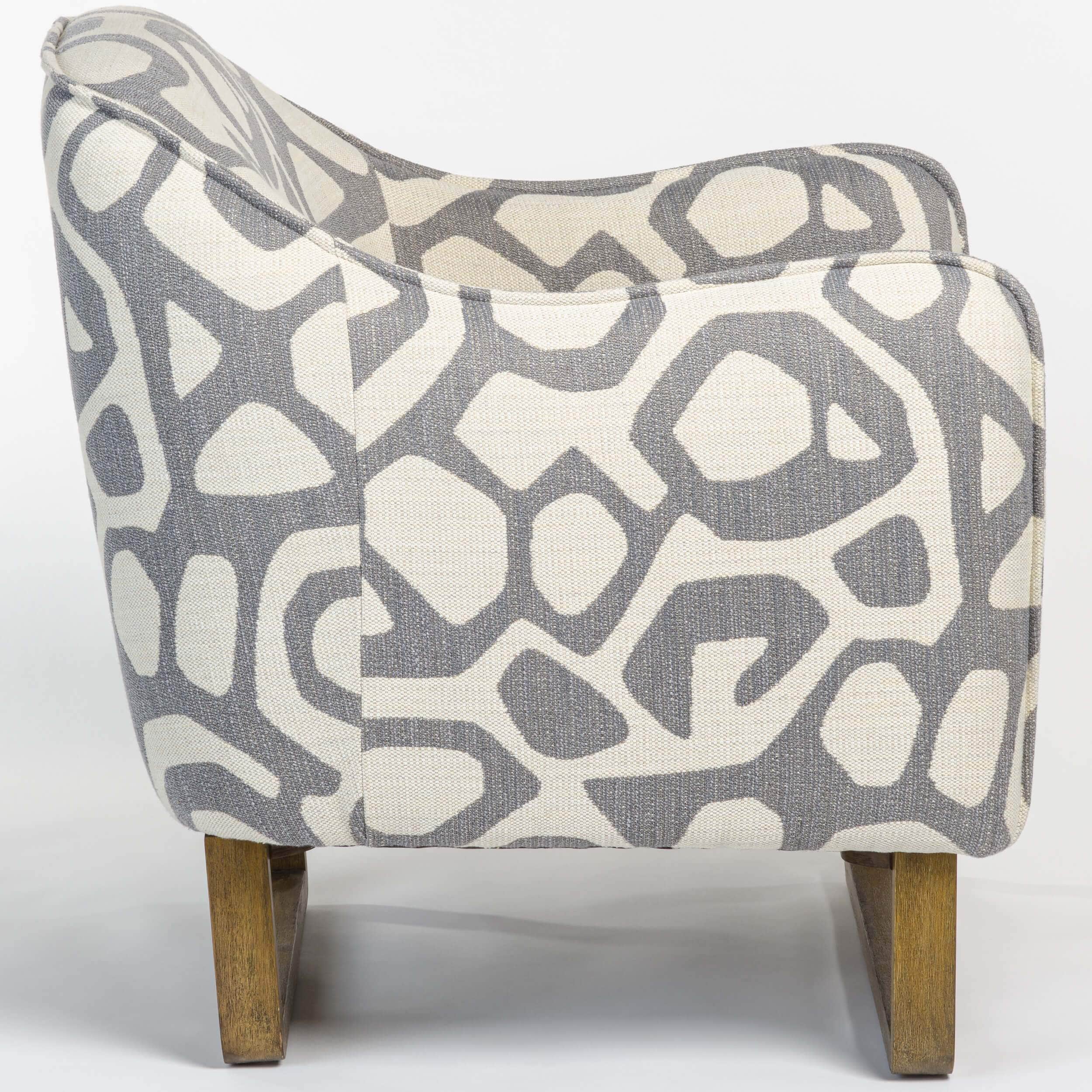Fitz Chair, Greige Graphic - Image 3