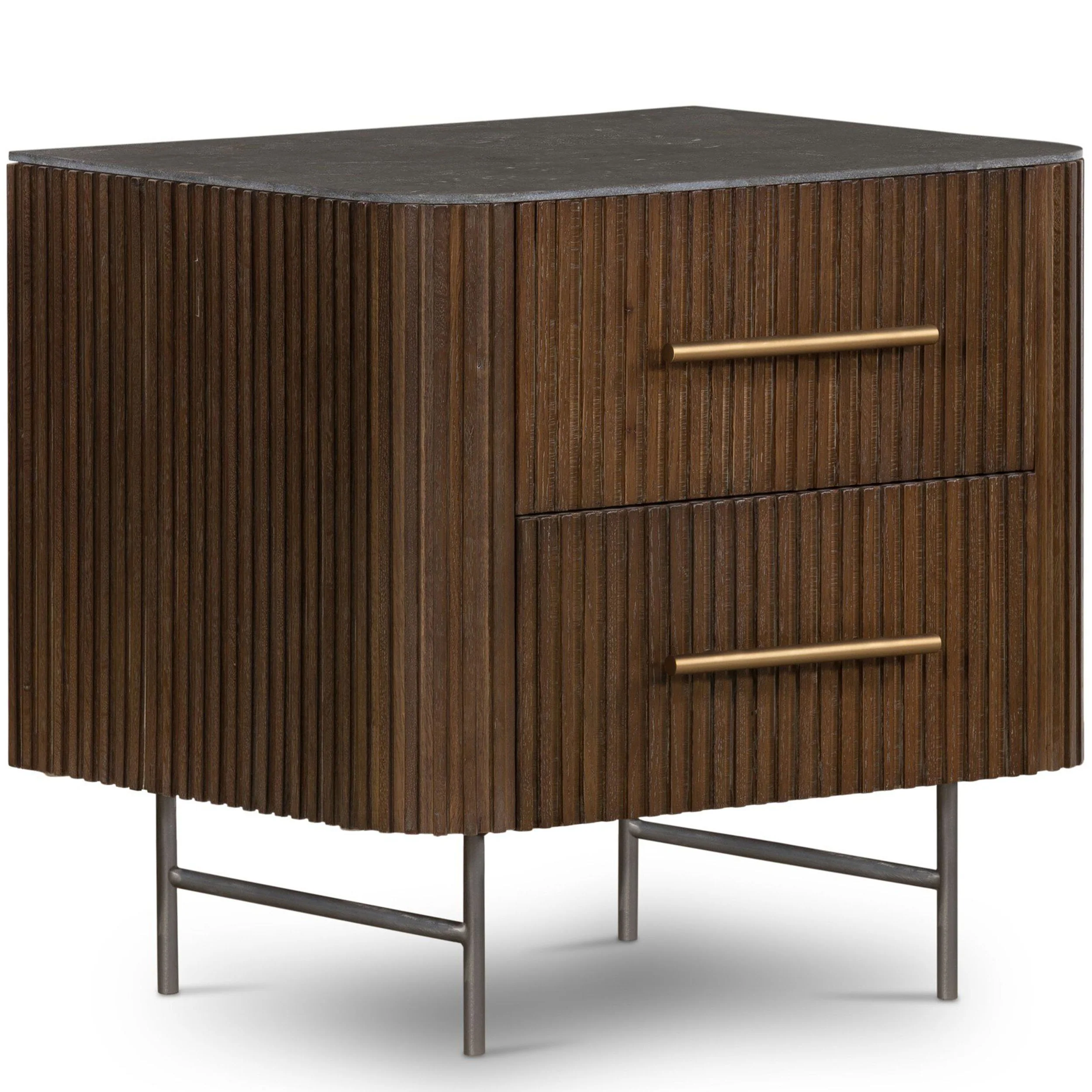Fletcher Nightstand, Terra Brown by Four Hands