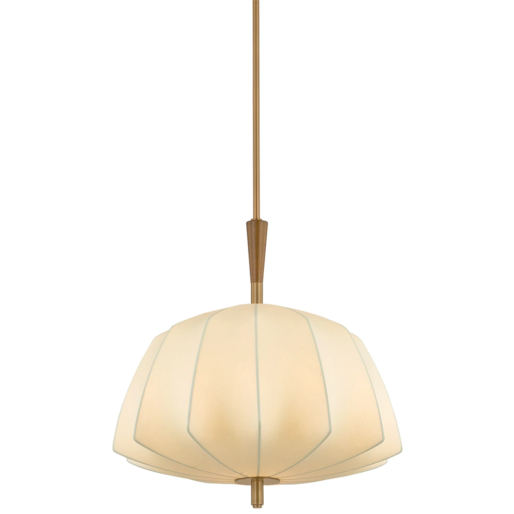 Flinders Pendant, Patina Brass