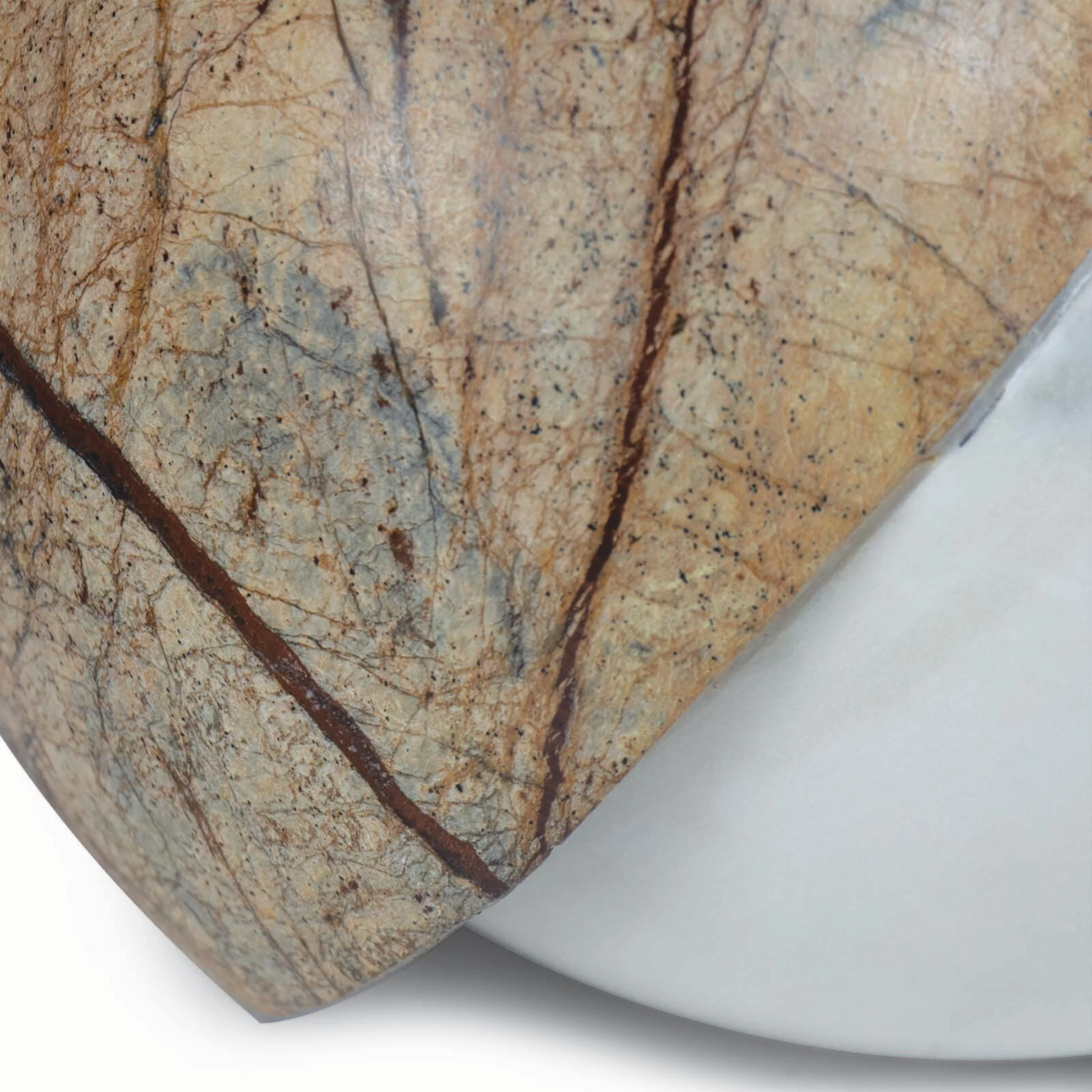 Flint Marble Sphere, Brown - Image 3